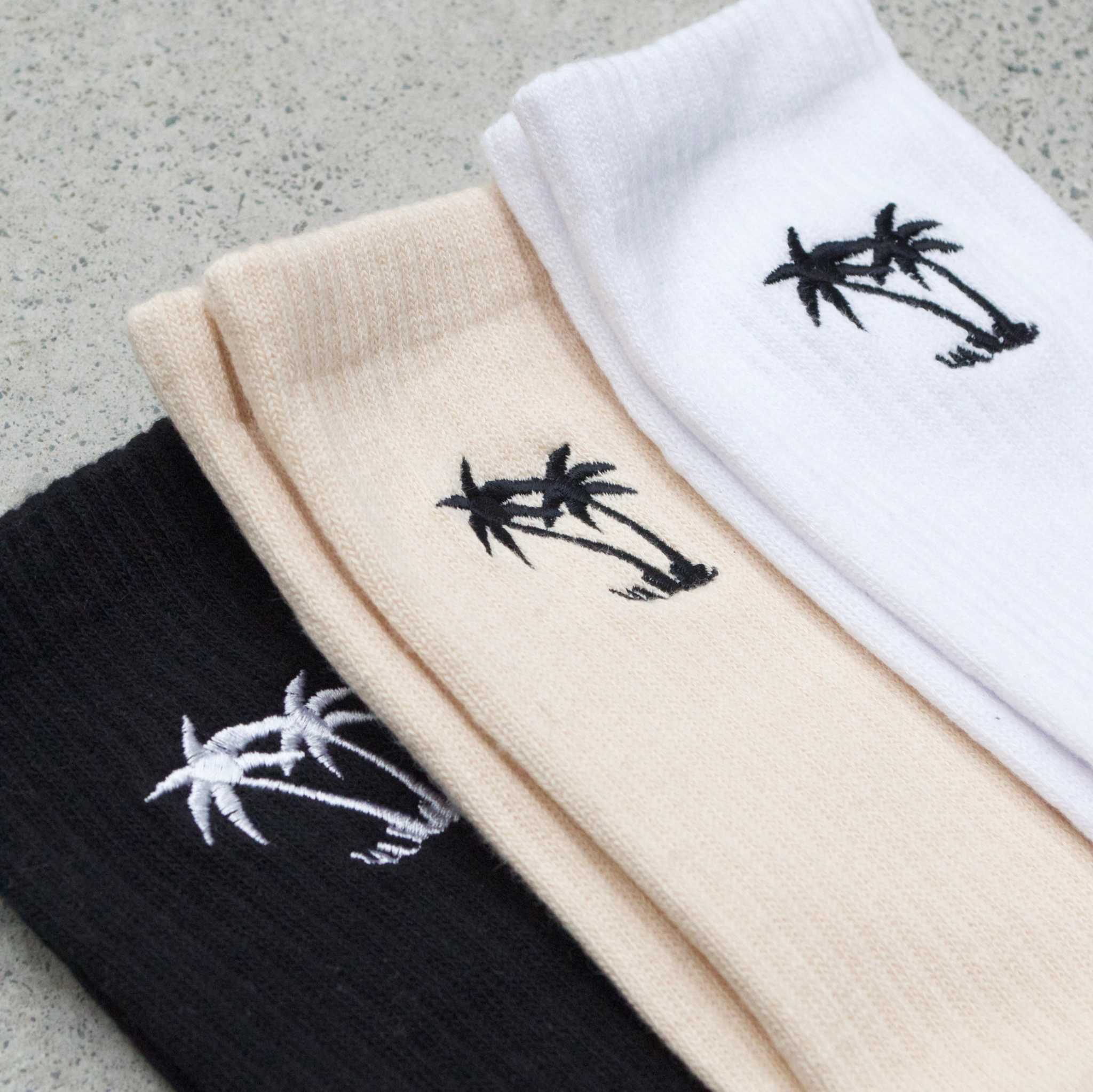 Basic Palm Sock - Sand - Mount Longboards