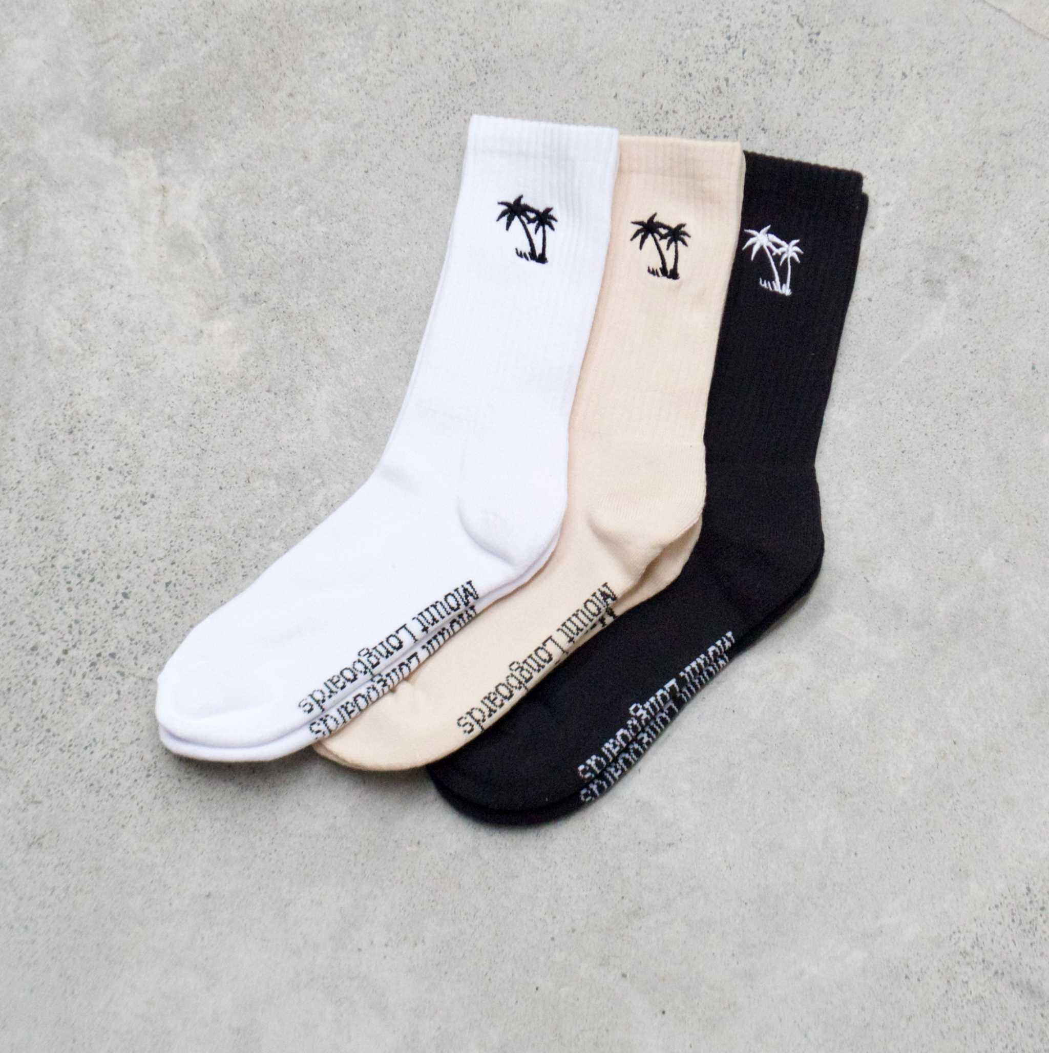 Basic Palm Sock - Sand - Mount Longboards