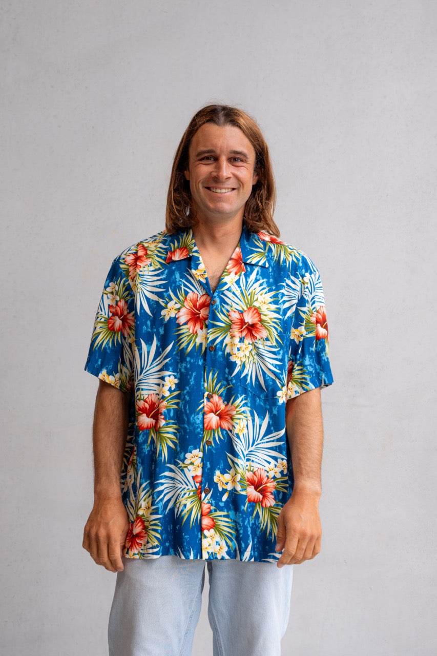 Blue Hawaiian Longboards Shirt - Mount Longboards