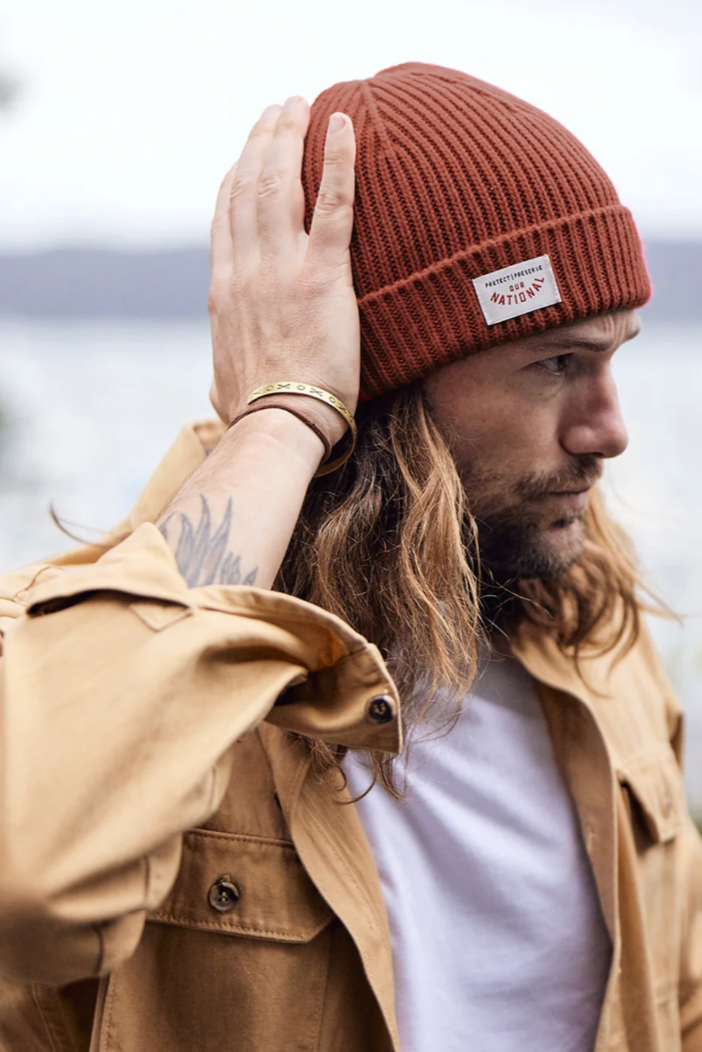 Burnt Tan Racer Beanie - Mount Longboards