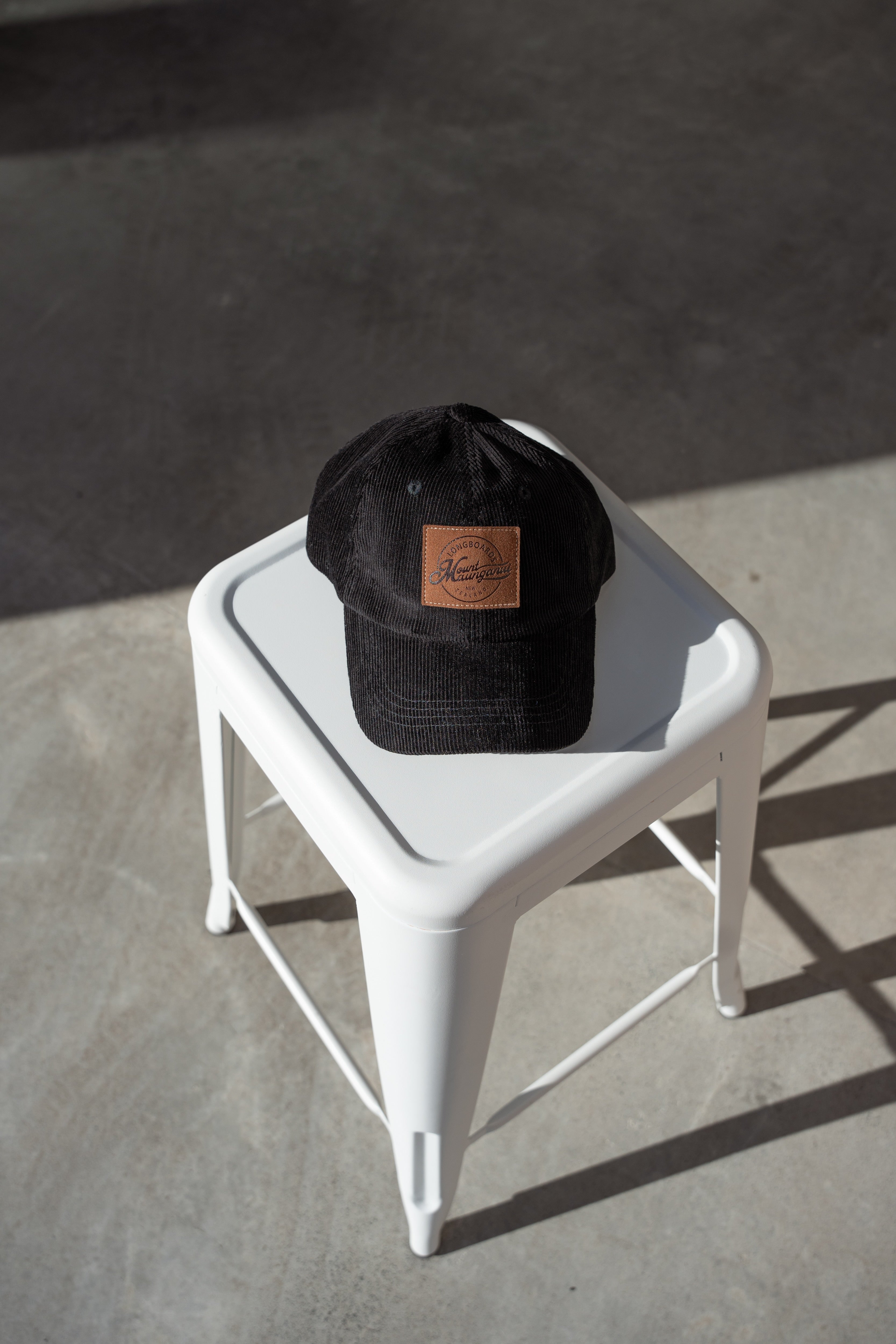 Corduroy Cap - Black - Mount Longboards