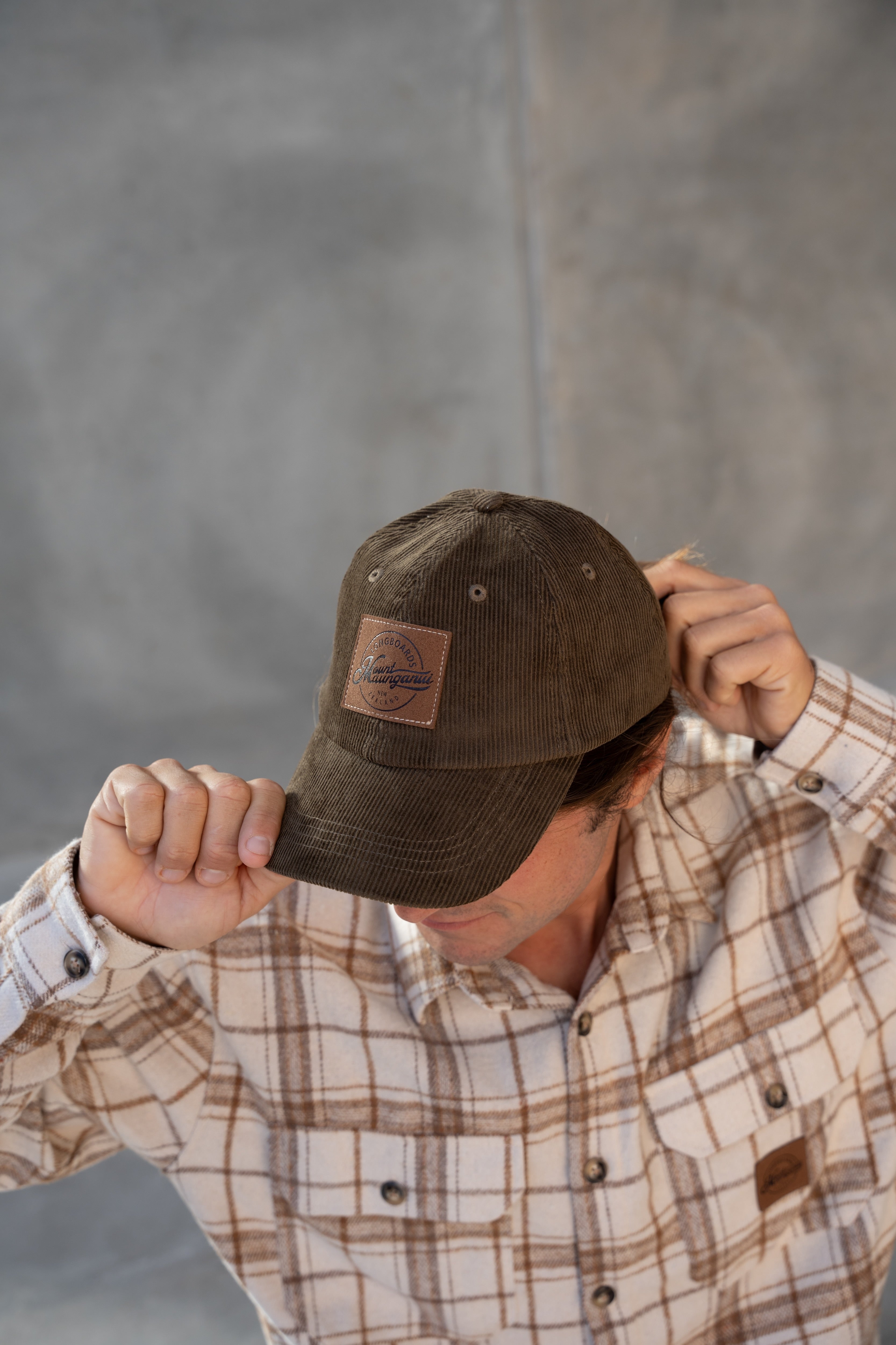 Corduroy Cap - Khaki Brown - Mount Longboards