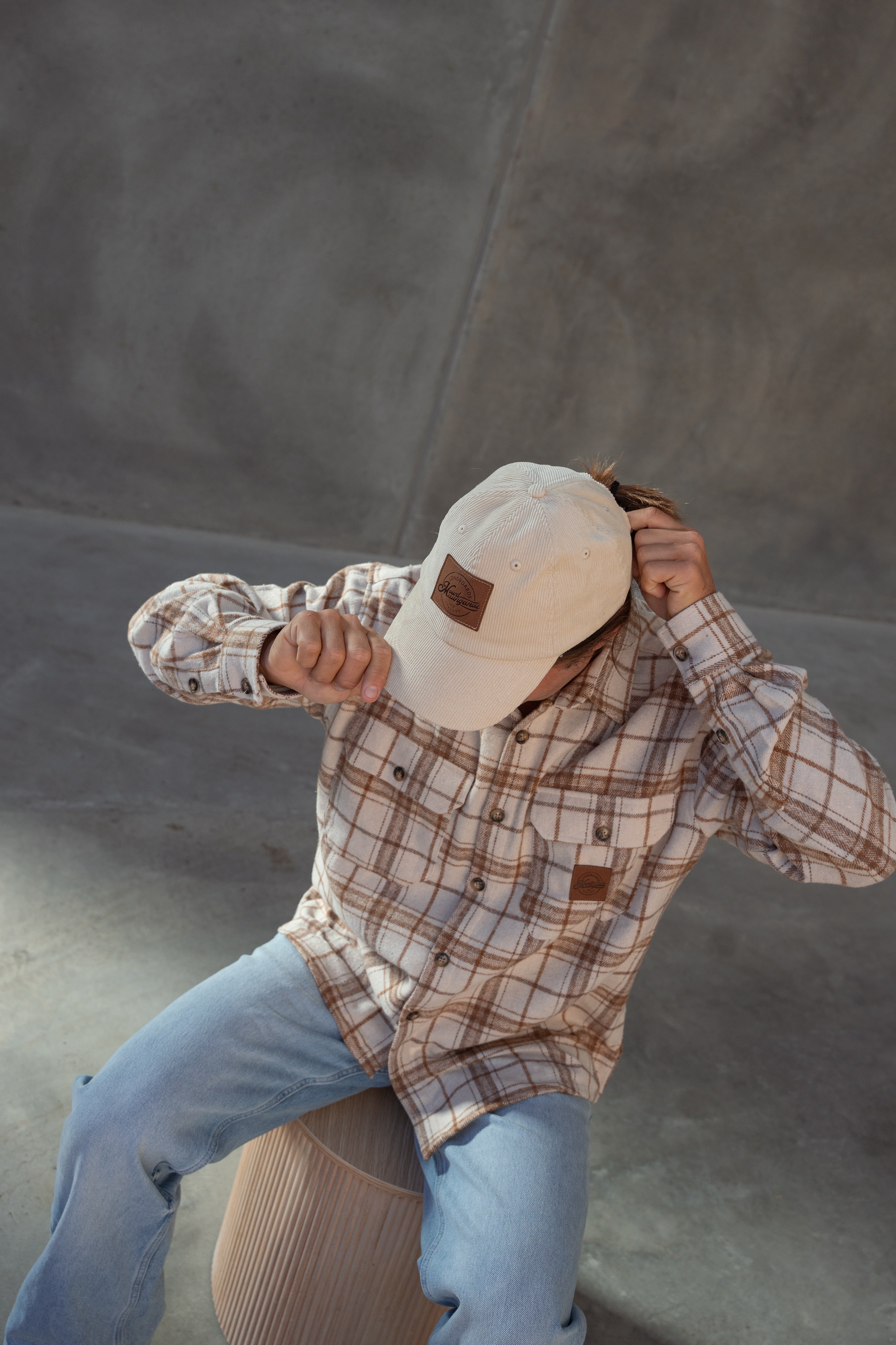 Corduroy Cap - Sand - Mount Longboards