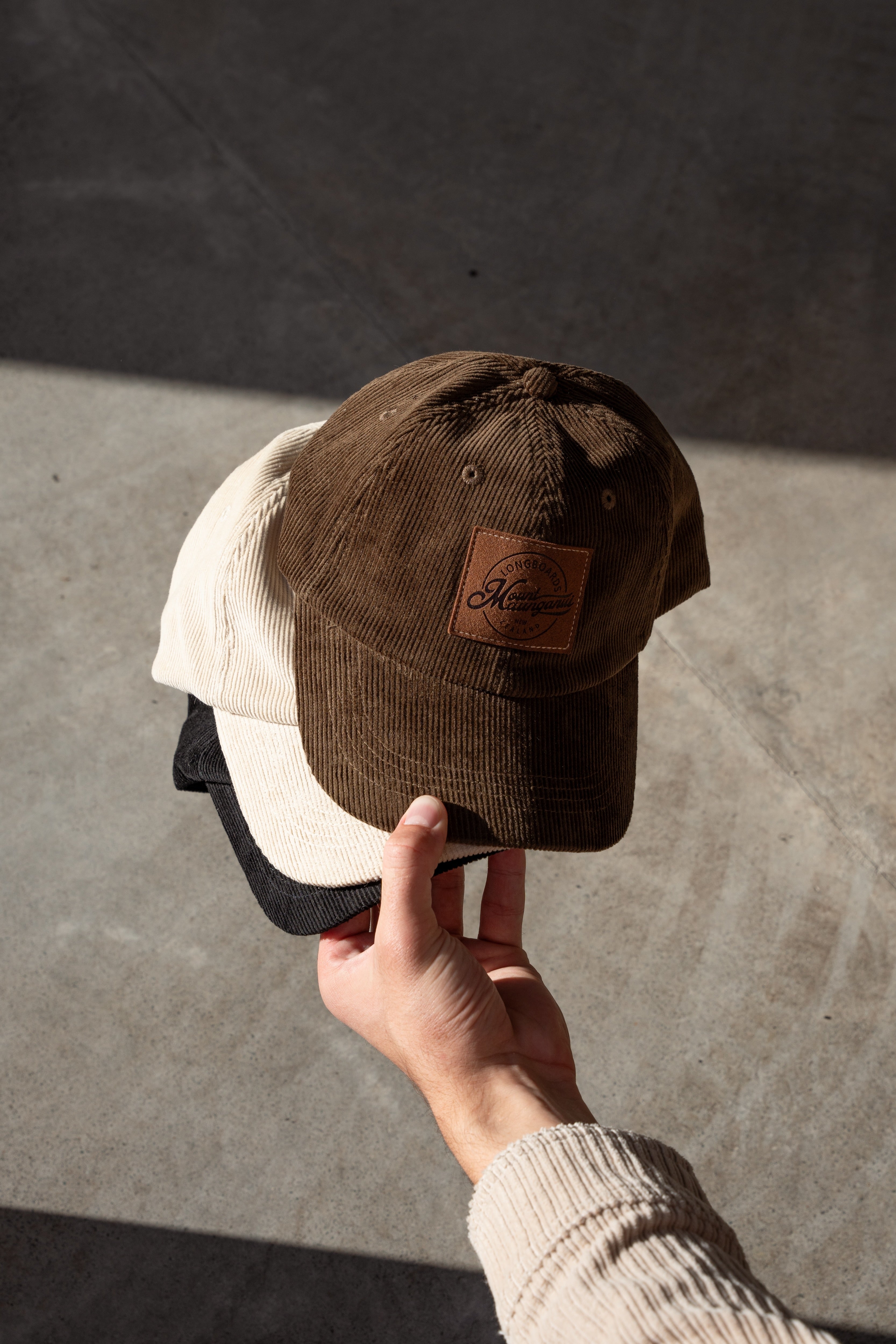 Corduroy Cap - Sand - Mount Longboards