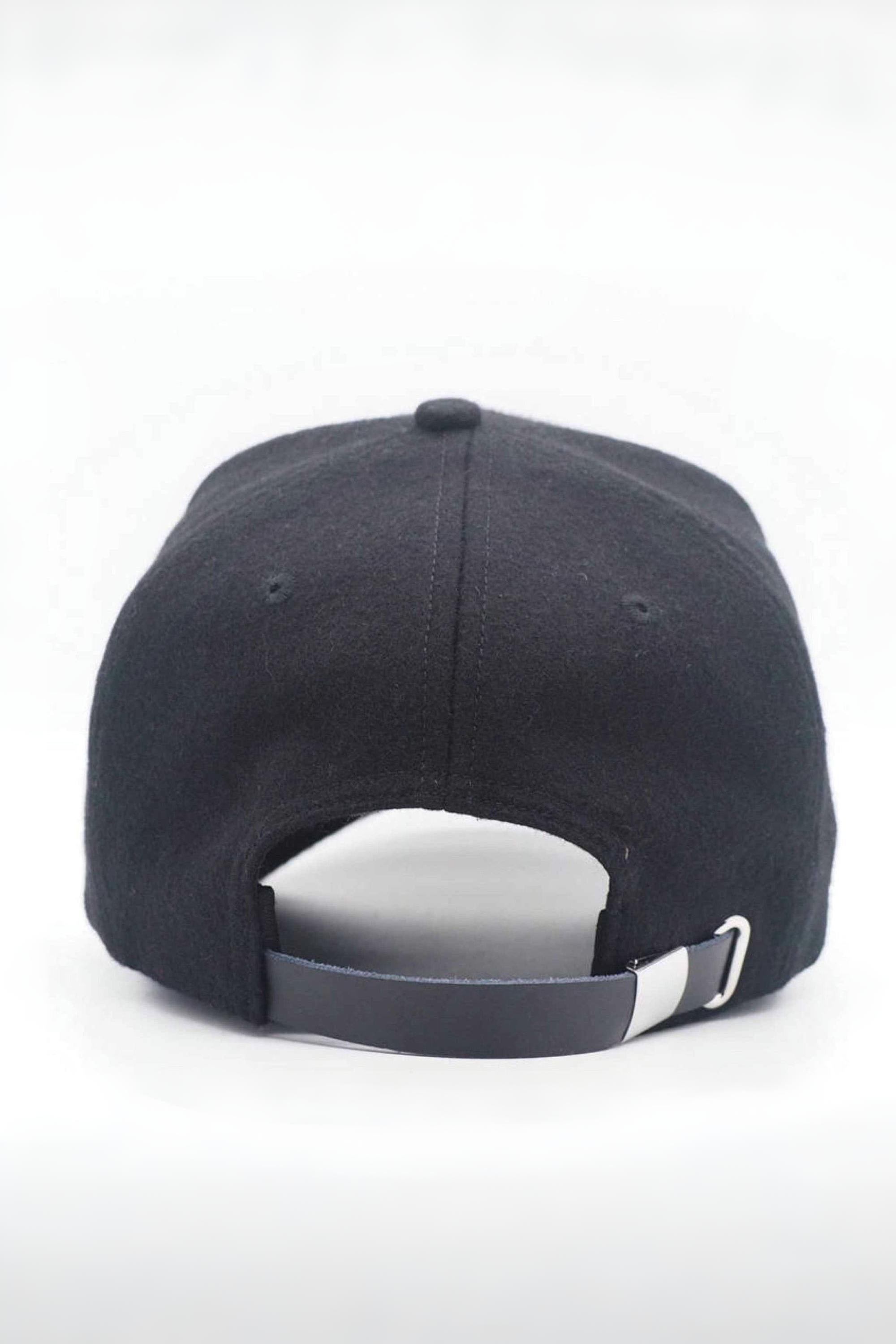 Heritage Wool Cap - Black - Mount Longboards