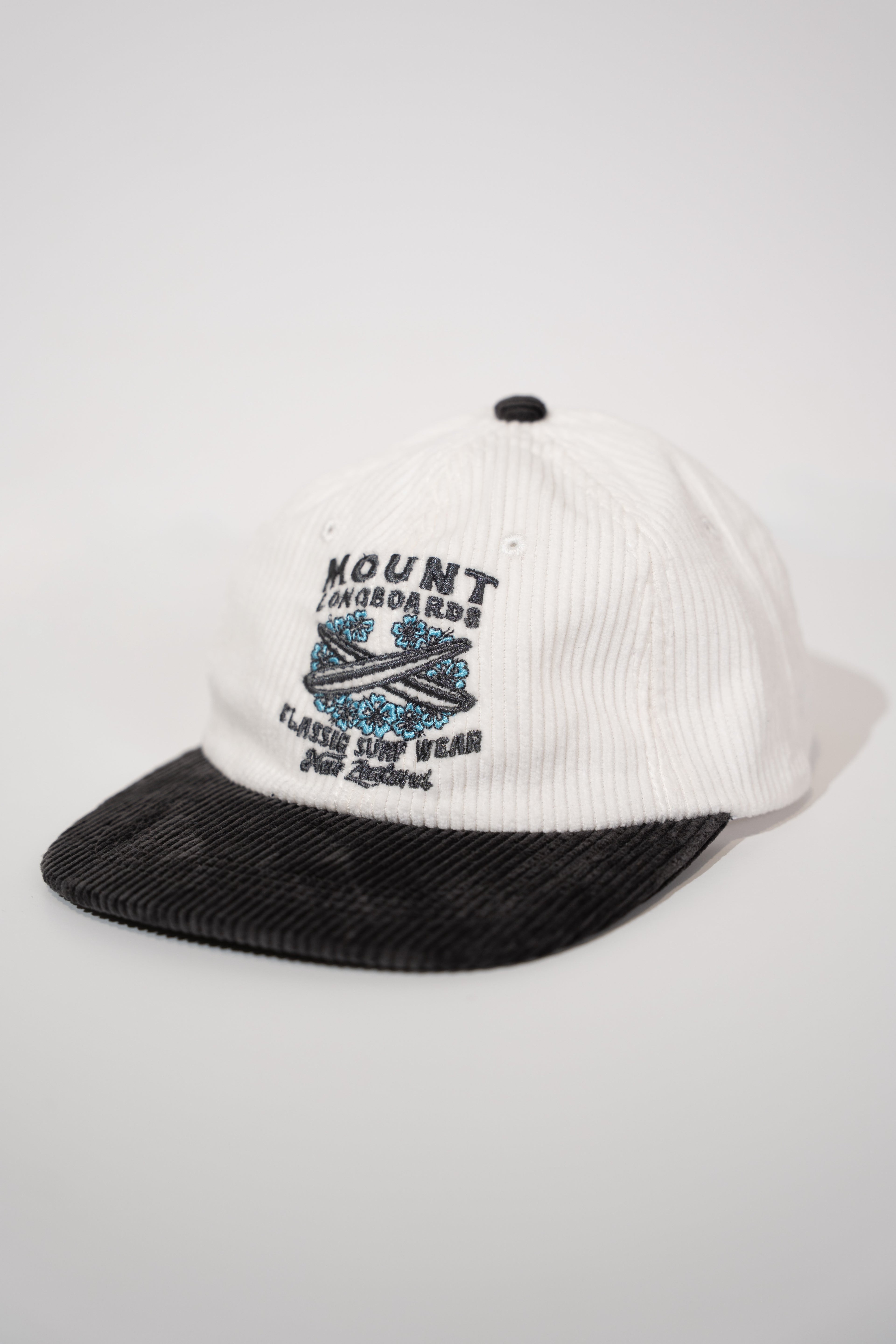 Hibiscus 6 Panel Corduroy Cap - Mount Longboards