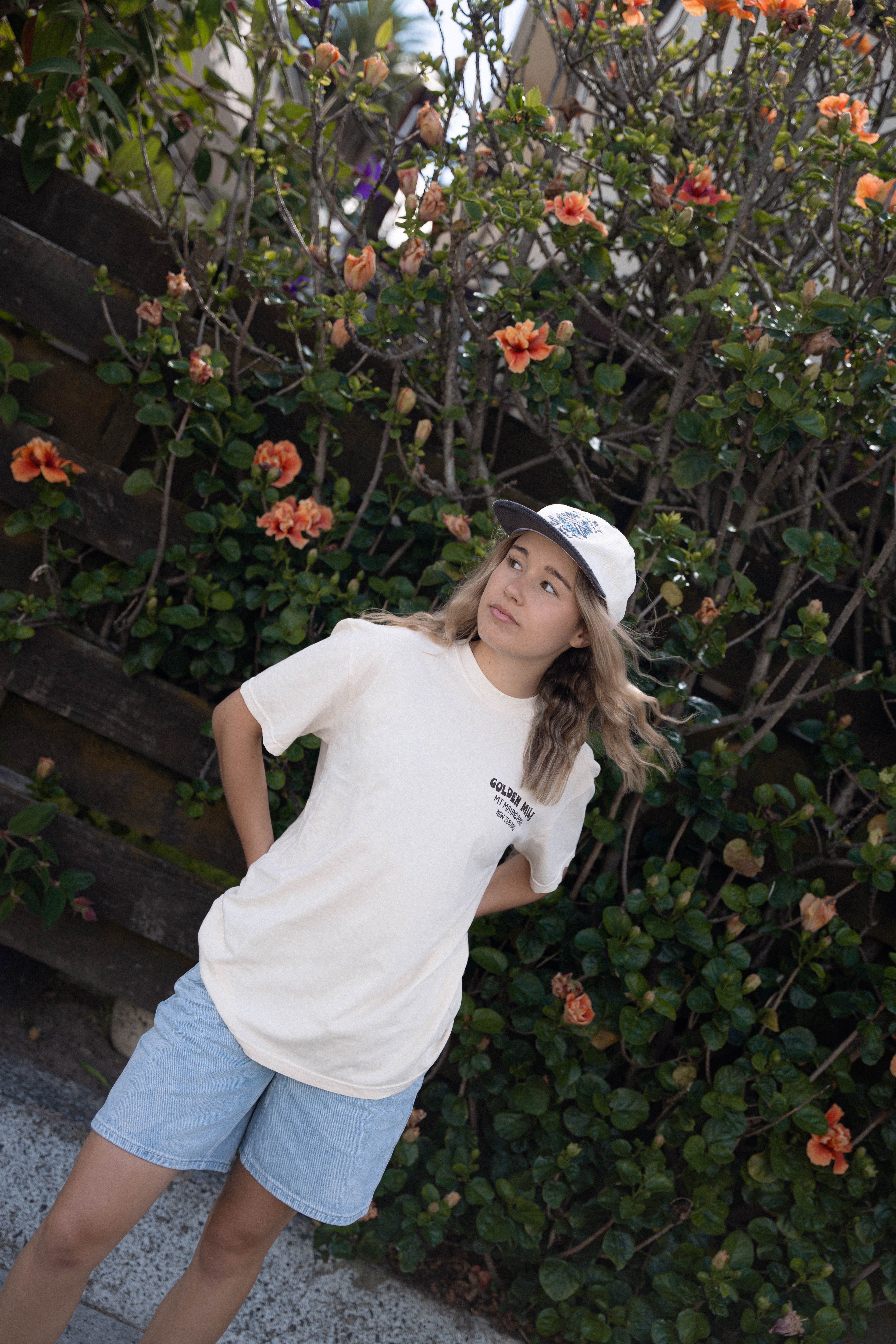 Hibiscus 6 Panel Corduroy Cap - Mount Longboards