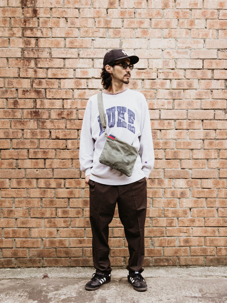 Land of Mates Clutch | Upcycled | Khaki - Mount Longboards