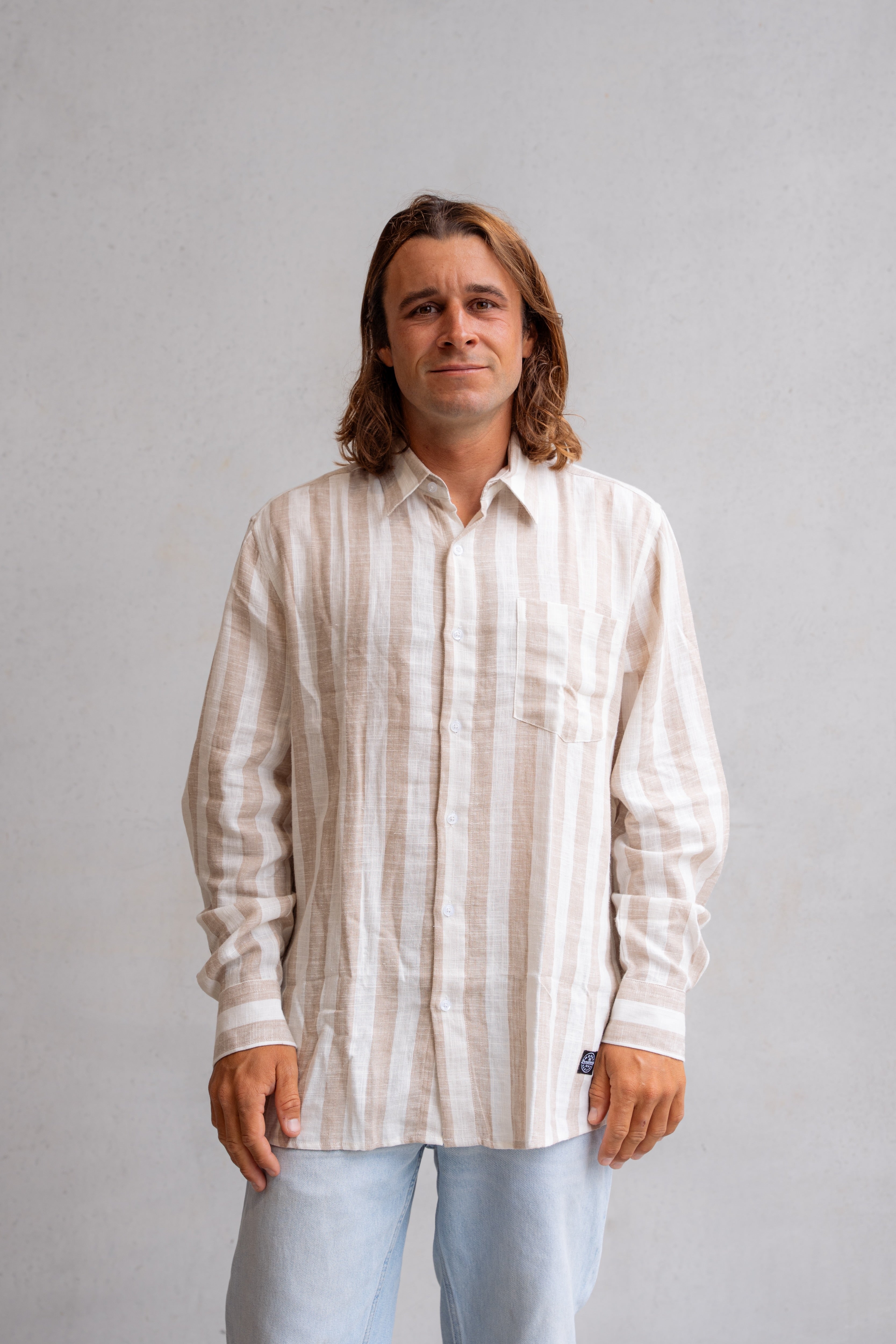 Men’s Linen Shirt - Mount Longboards