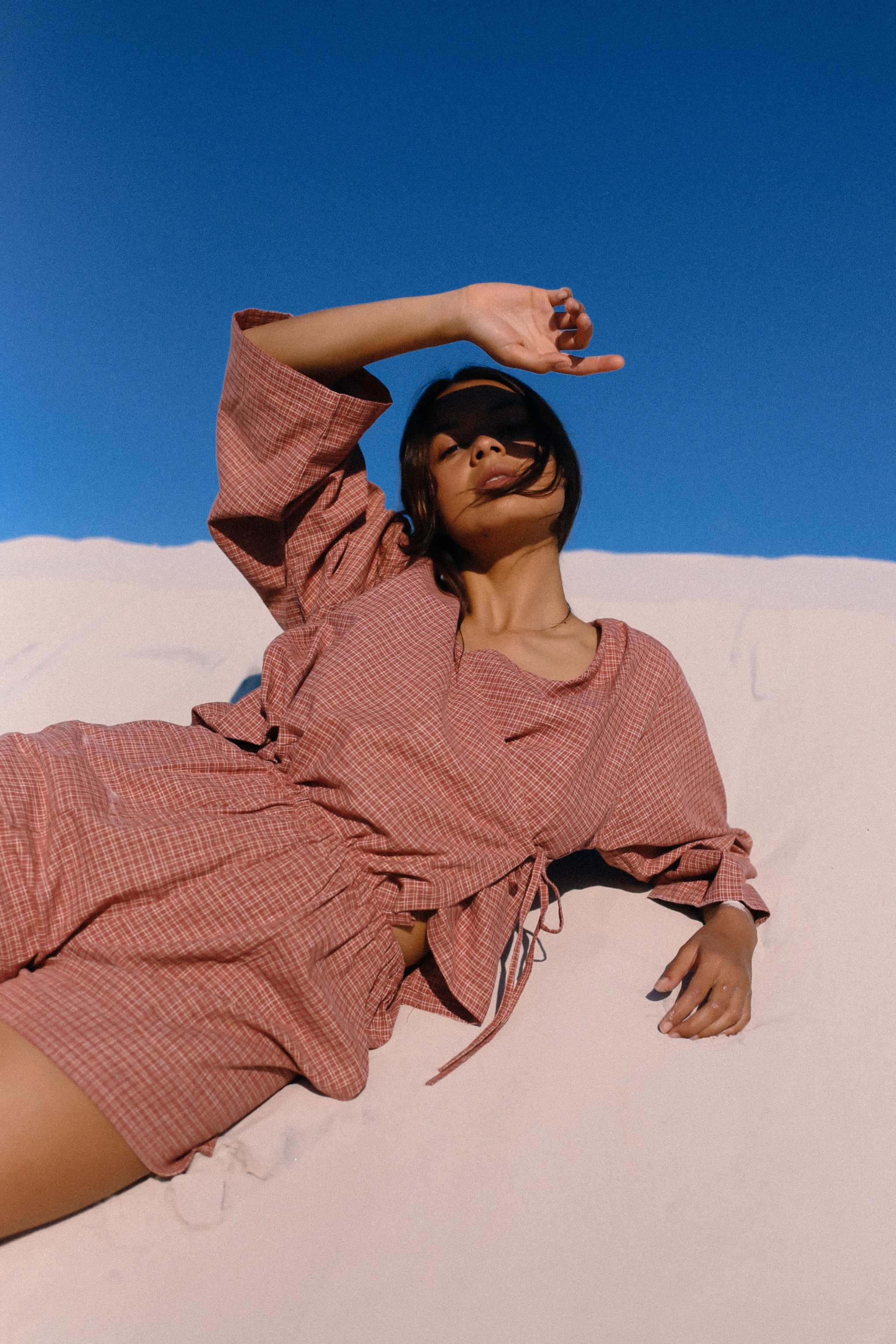 Mia Wrap Top - Picnic Hemp - Mount Longboards