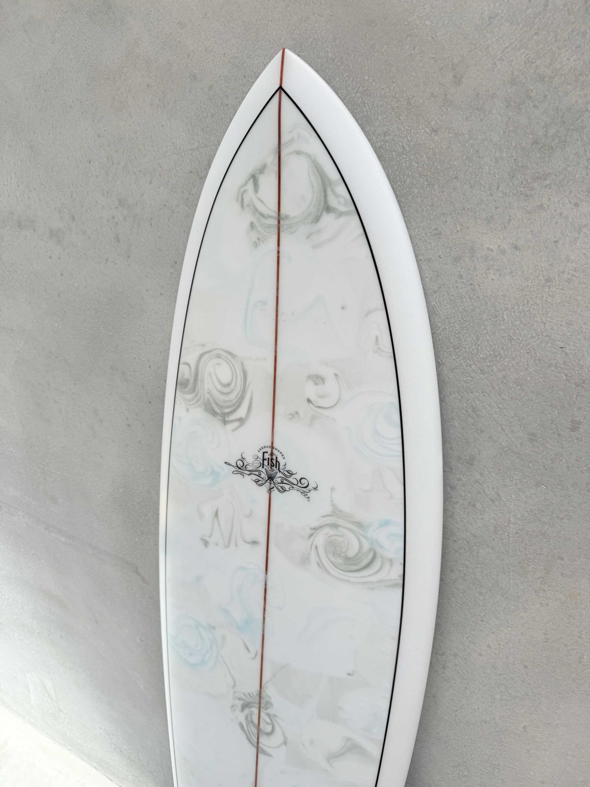 Michael Saggus 5’10 Fish - Mount Longboards