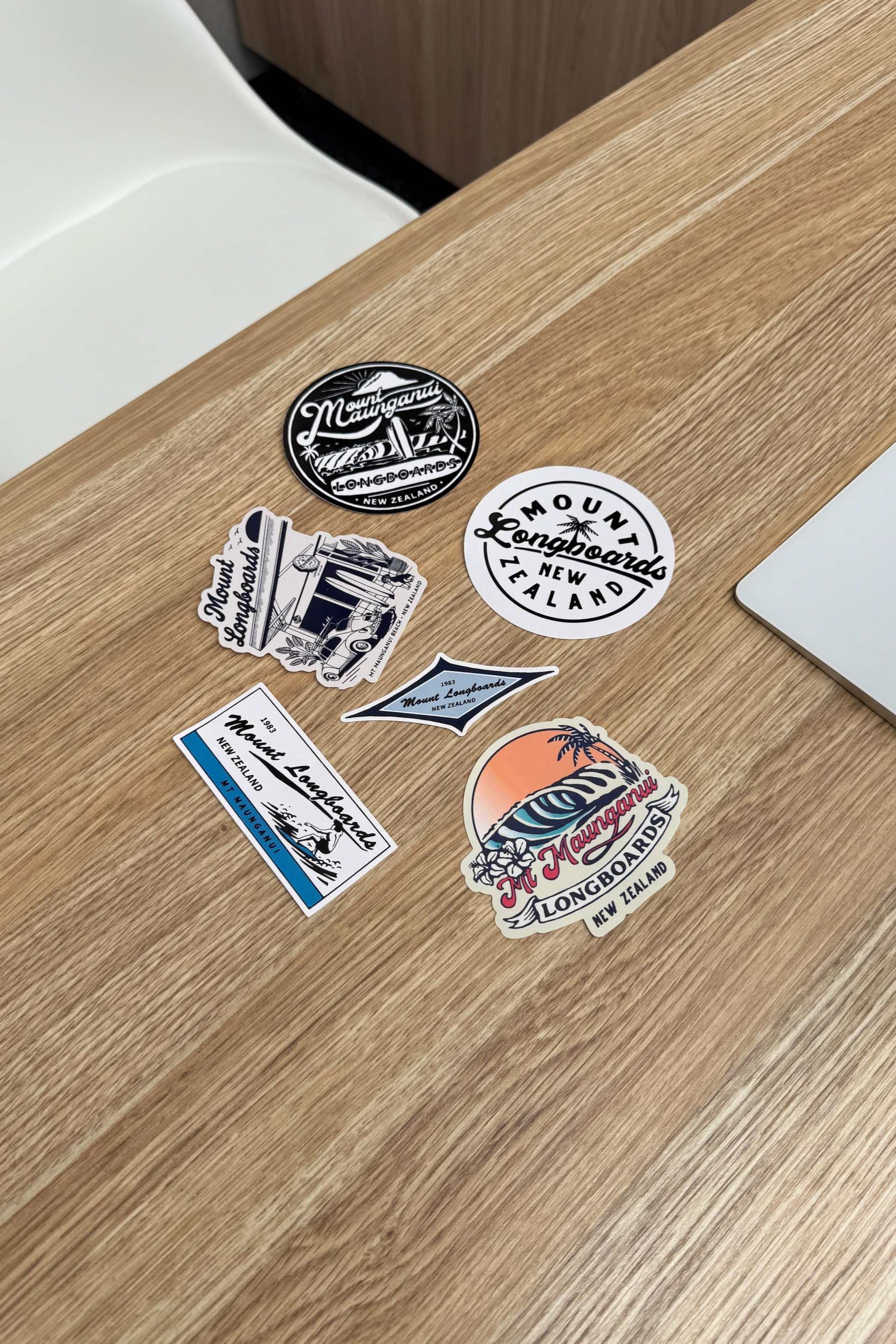 Mount Maunganui Sticker Pack - Mount Longboards