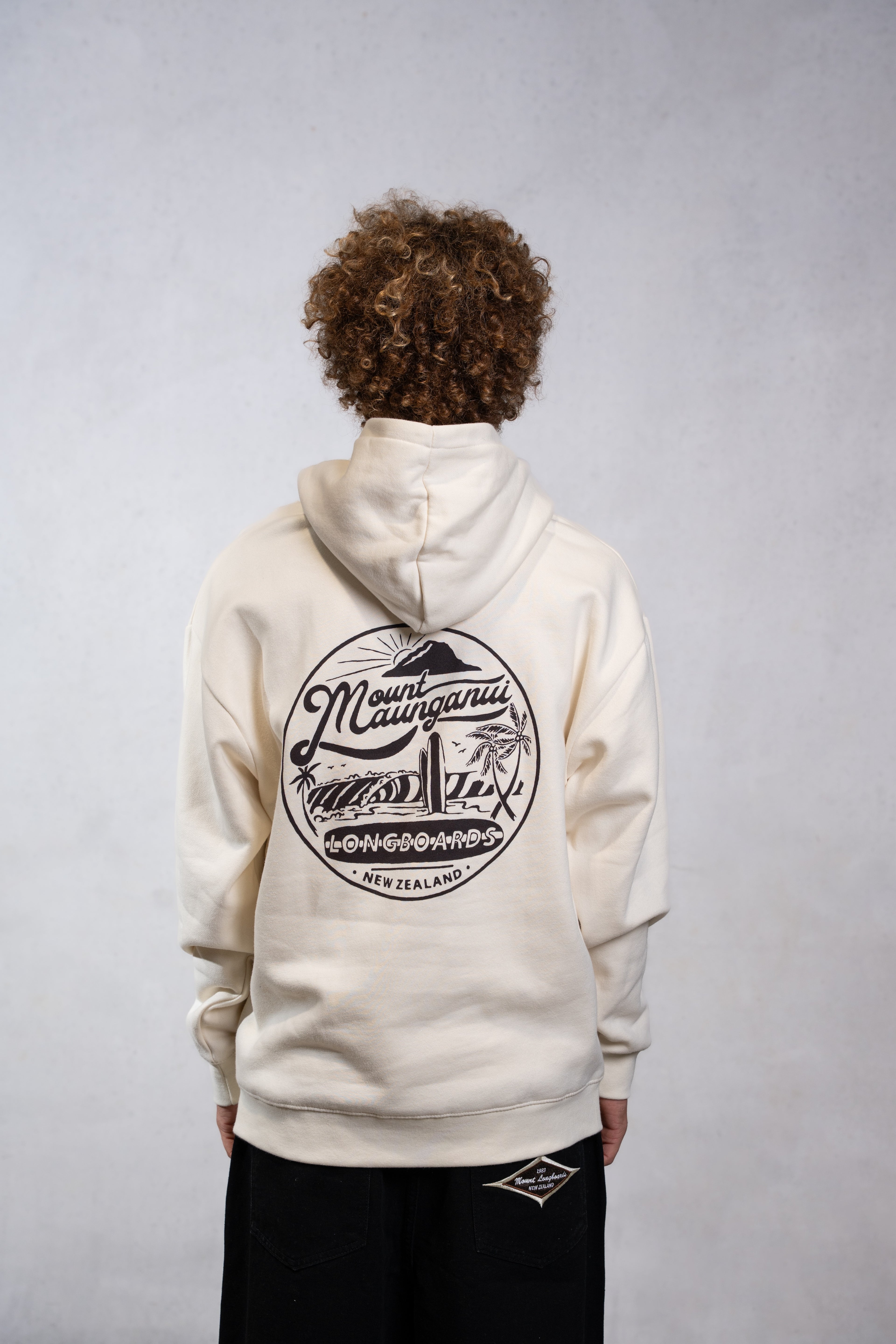 Mount Retro Hoodie - Natural - Mount Longboards