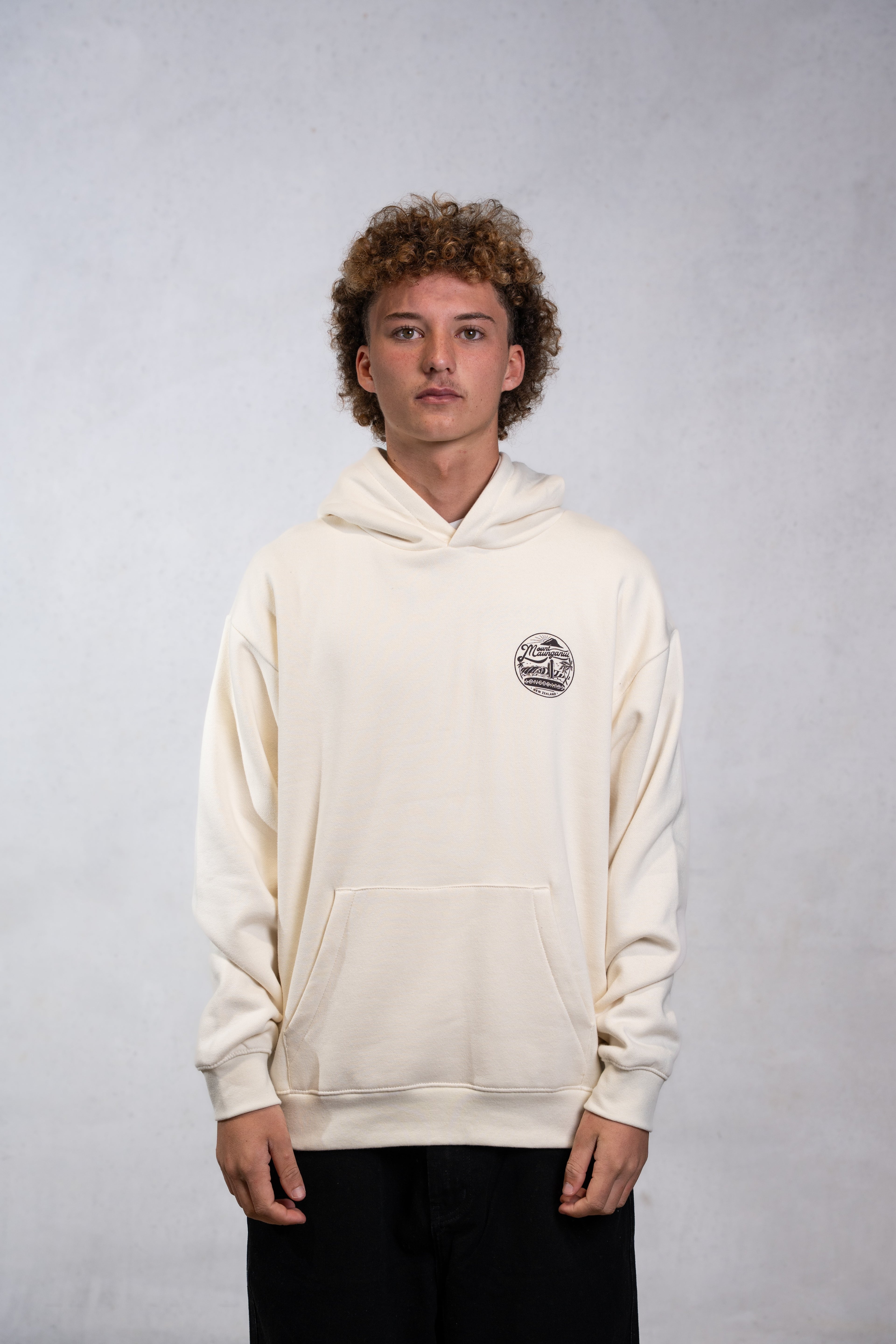 Mount Retro Hoodie - Natural - Mount Longboards