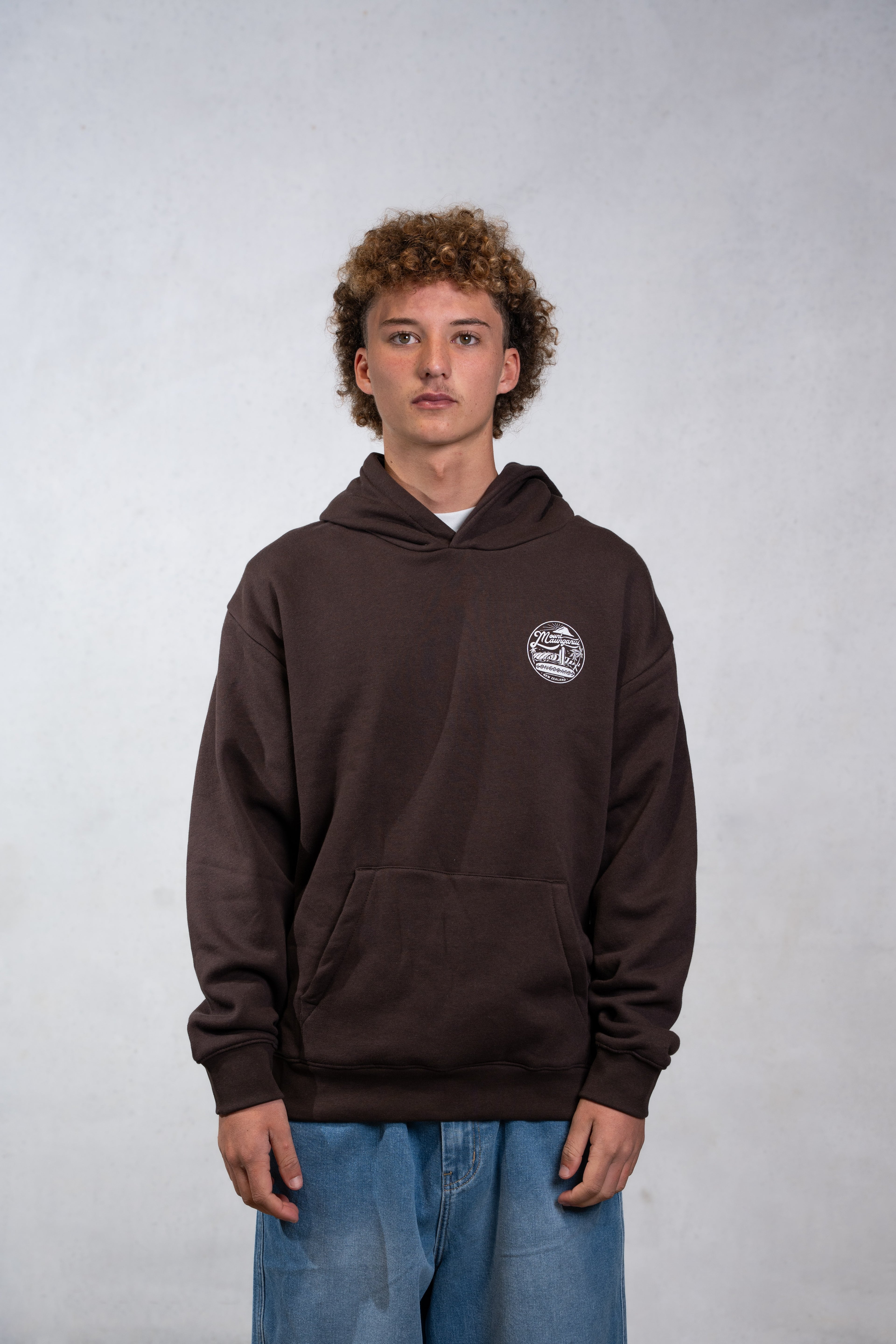 Mount Retro Hoodie - Washed Chocolate - Mount Longboards