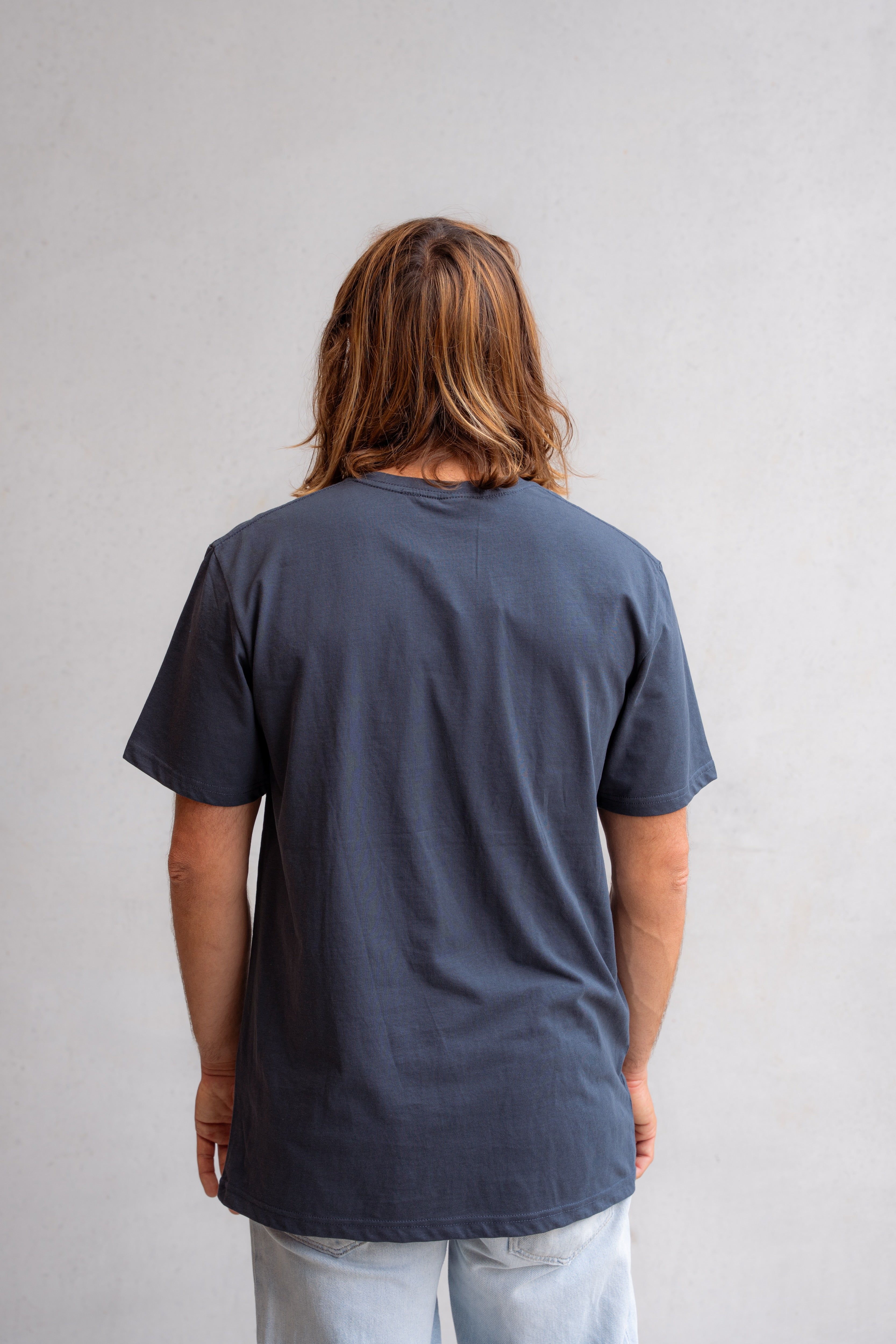Mounties Tee - Navy - Mount Longboards