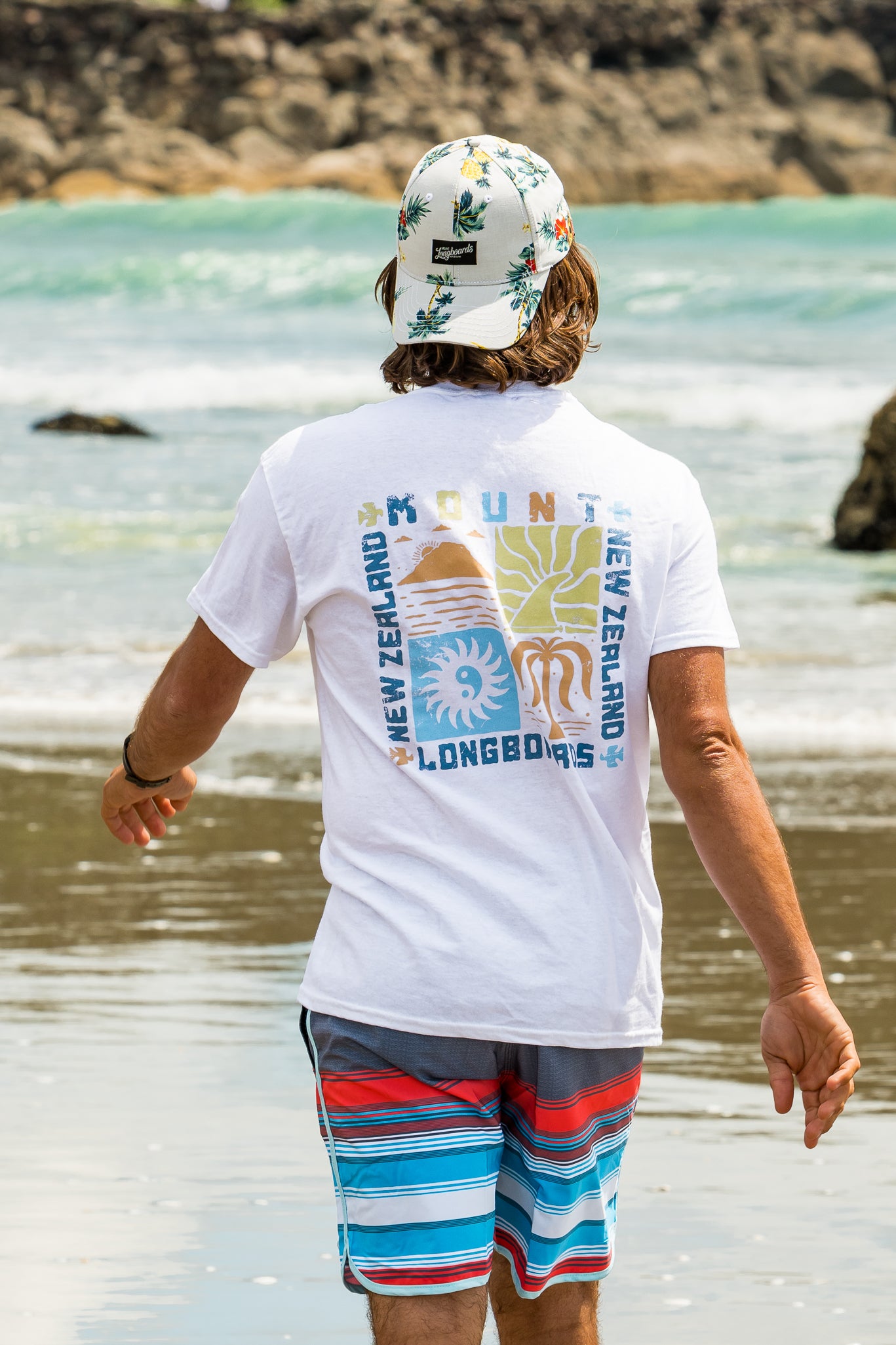 Mt Maunganui Surf Poster - Mount Longboards