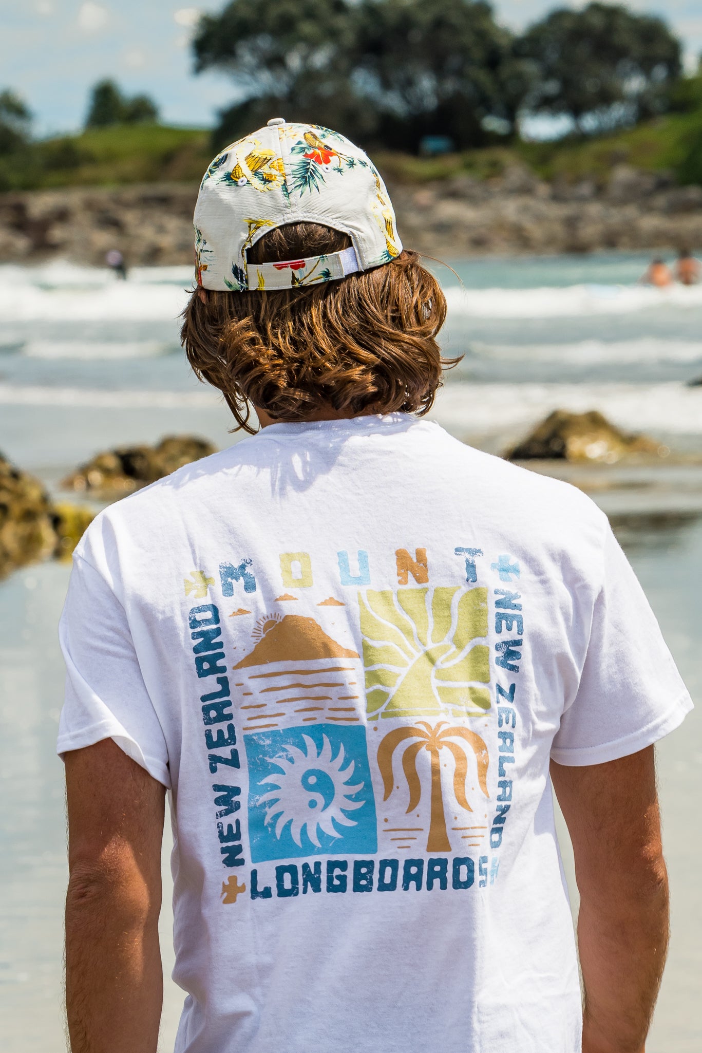 Mt Maunganui Surf Poster - Mount Longboards