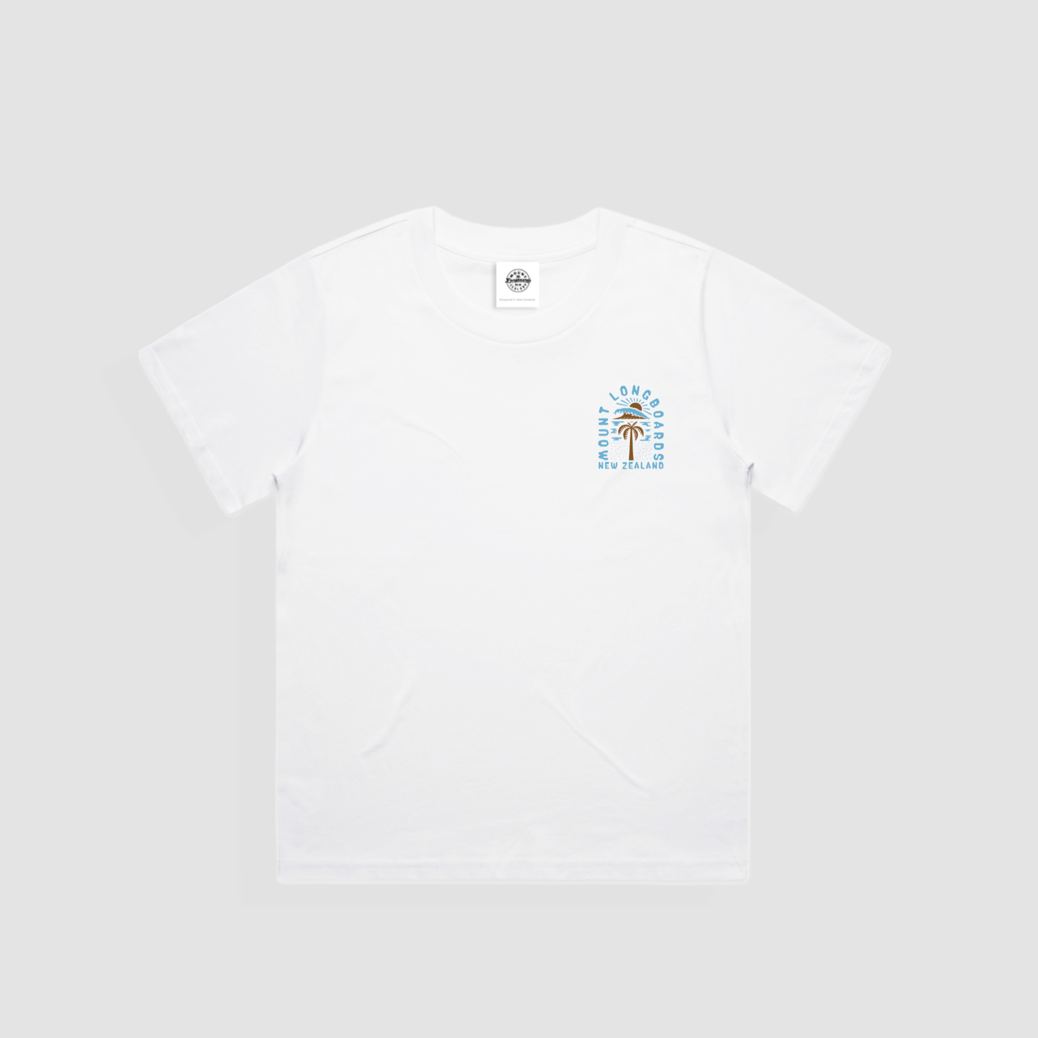 North Island Boyfriend Tee - White - Mount Longboards