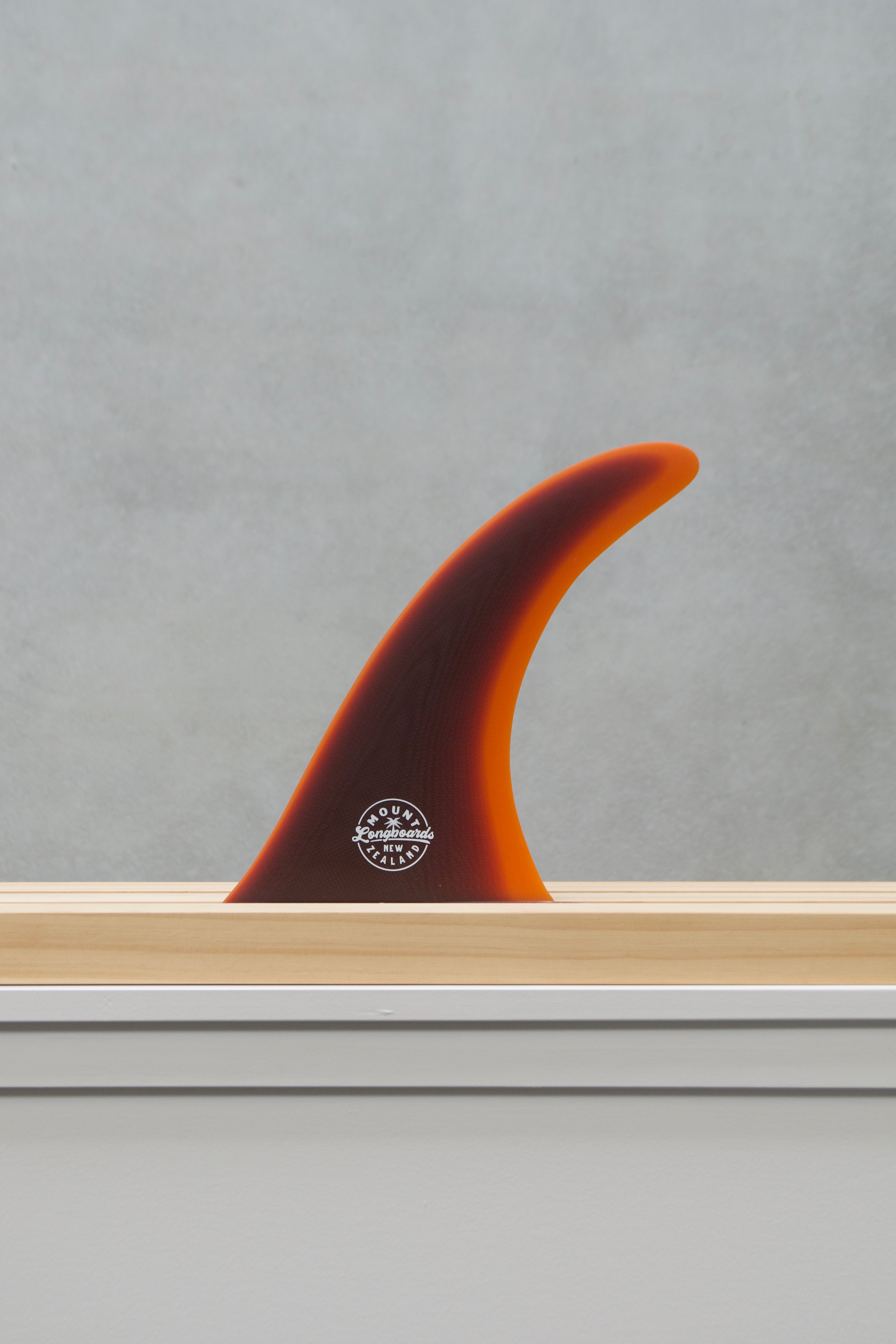 Red Flame - Longboard Fin - Mount Longboards