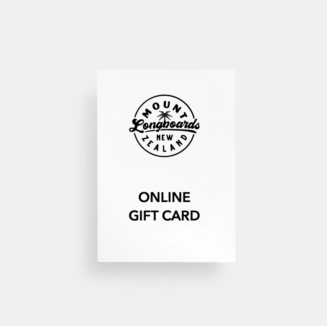 Mount Longboards electronic gift card for online redemptions.