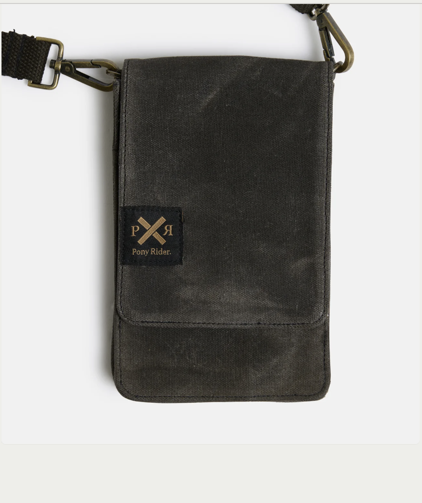 Slow Road Phone Satchel | Black - Mount Longboards