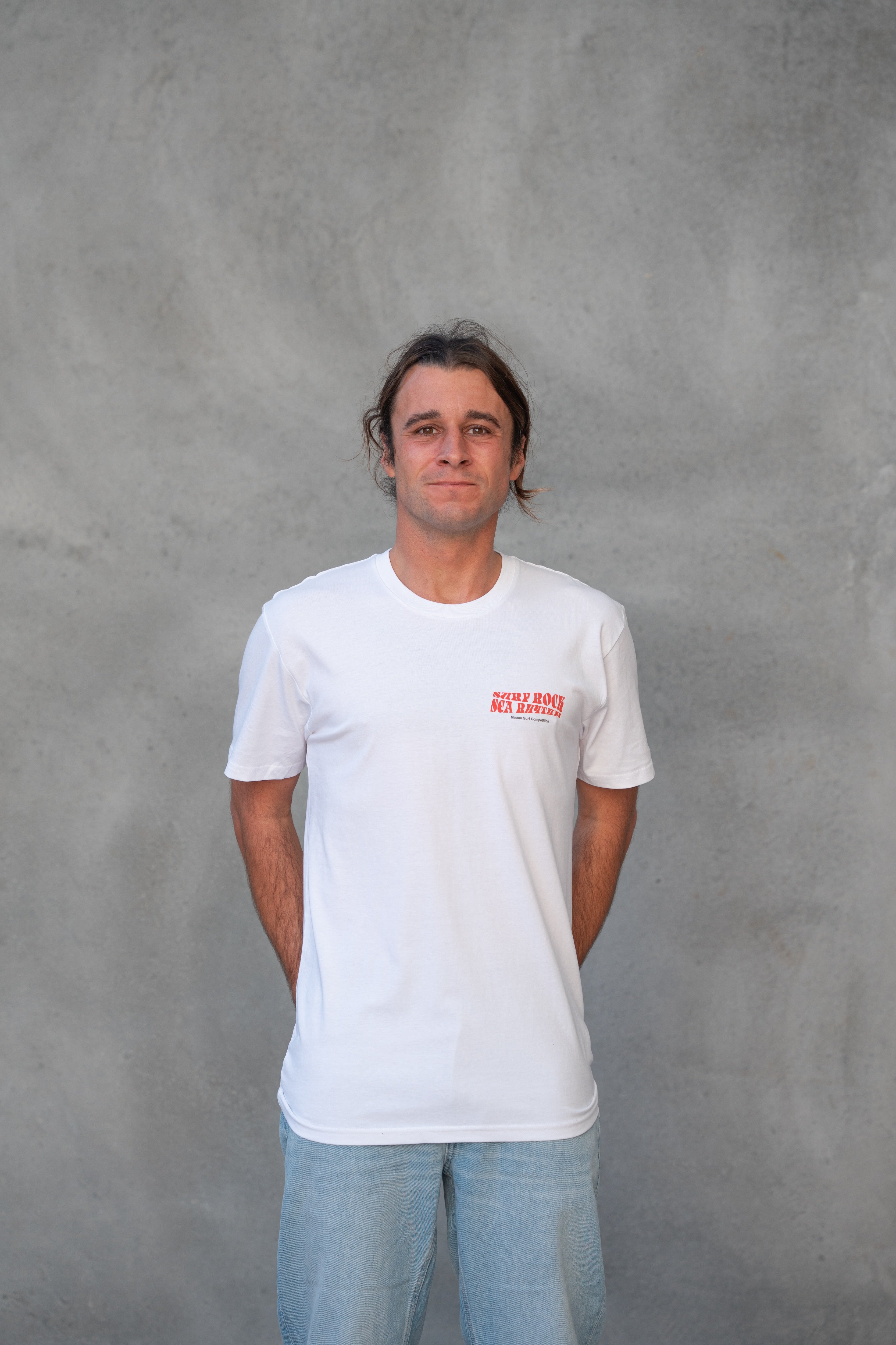 Surf Rock Vintage Tee - White - Mount Longboards