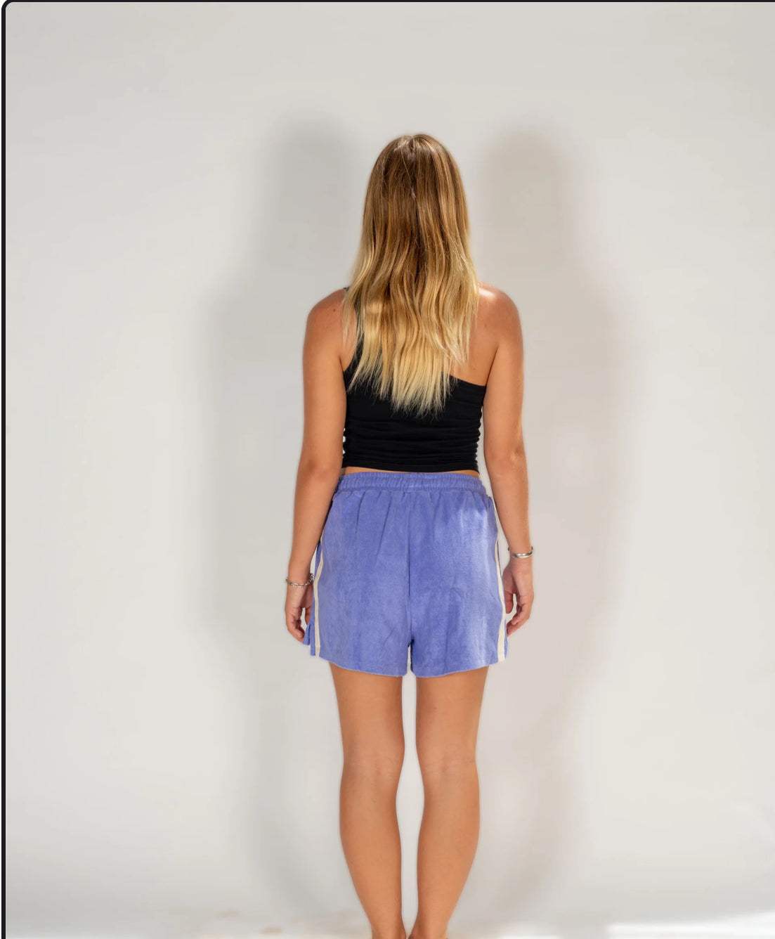 Terry Towelling Shorts - Lavender - Mount Longboards
