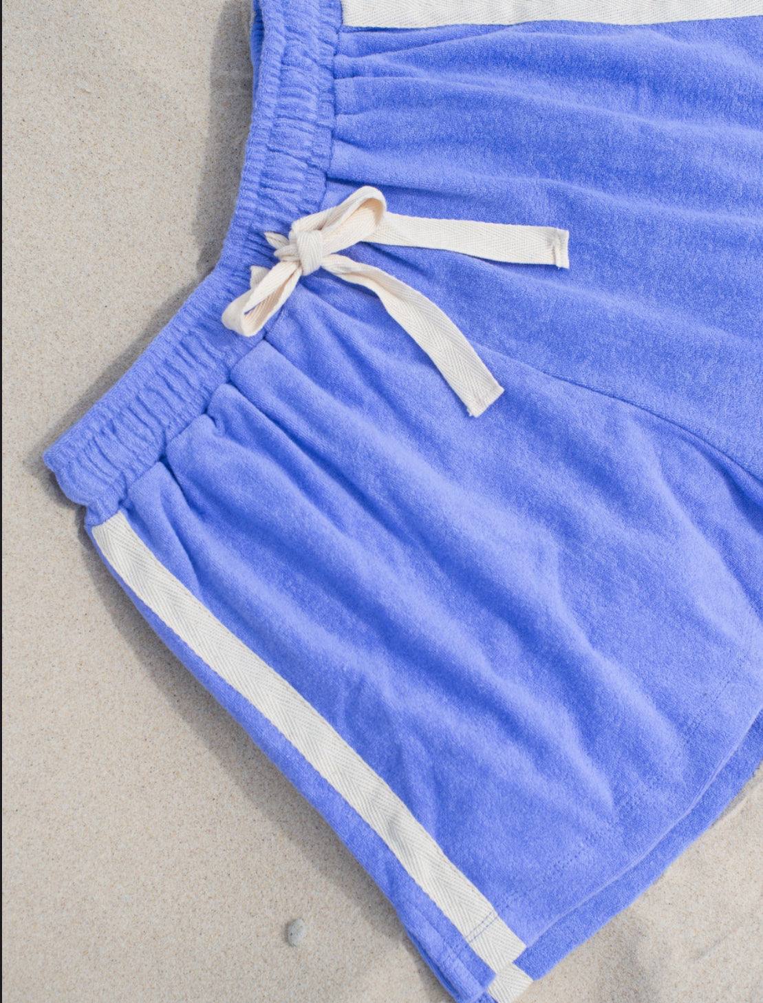 Terry Towelling Shorts - Lavender - Mount Longboards