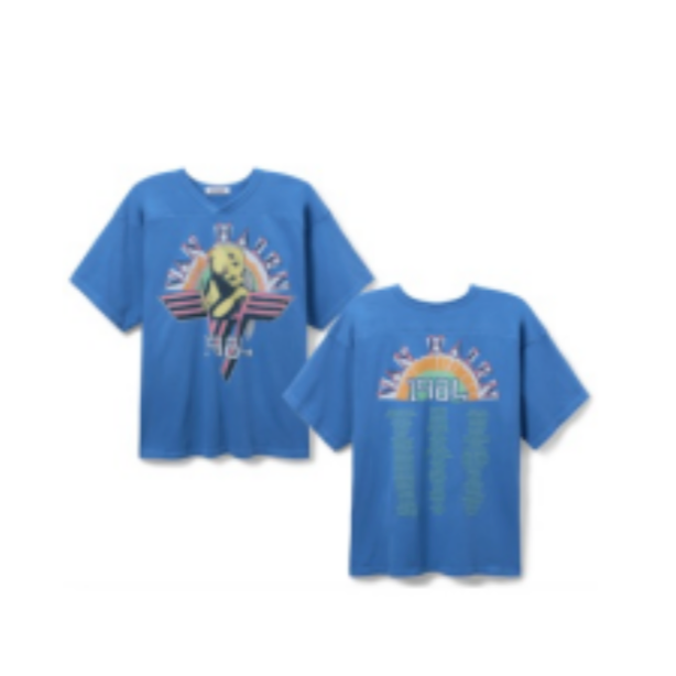 Van Halen 1984 Oversized Jersey - Cobalt - Mount Longboards