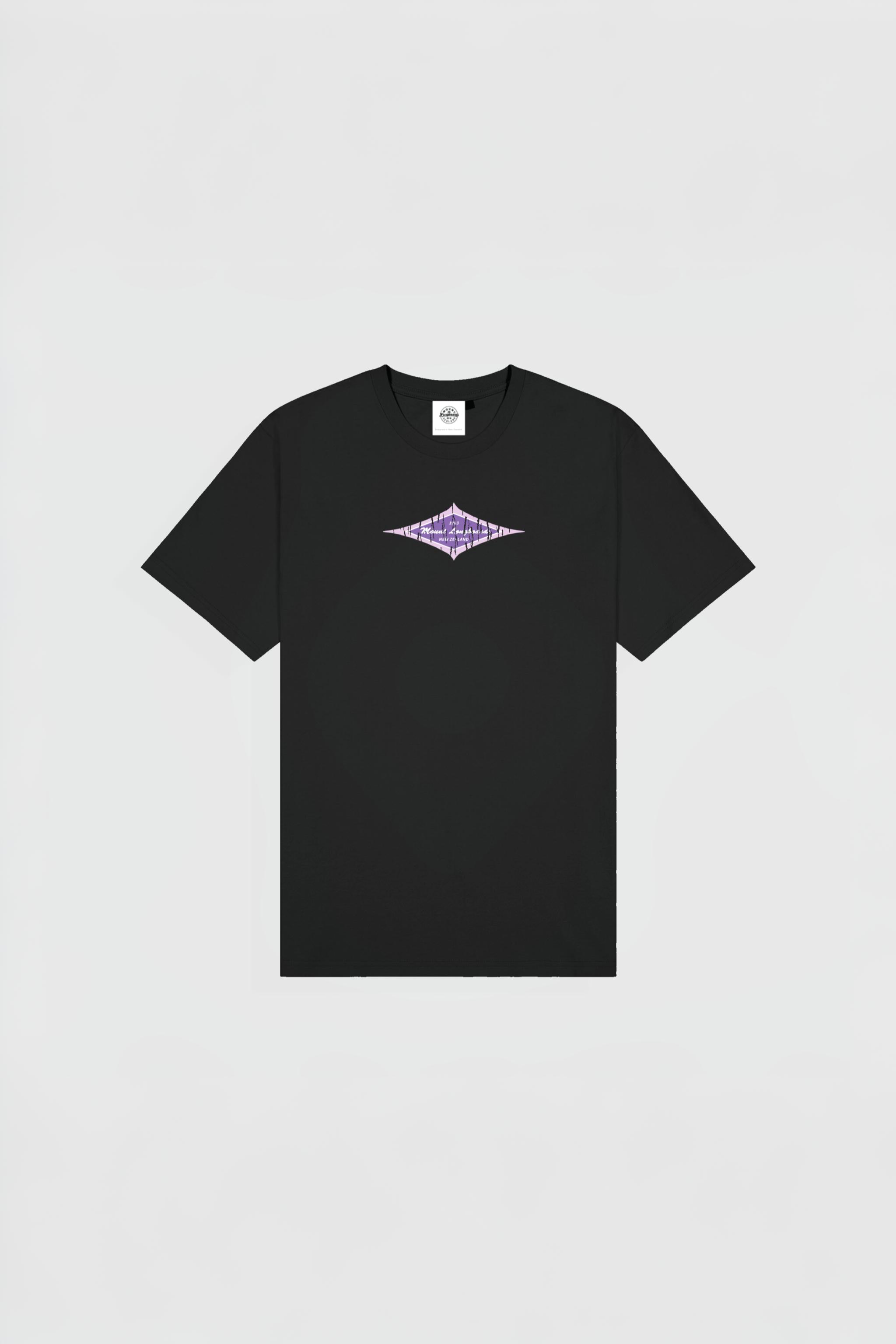 Vintage 80's Women's Oversized Tee - Black - Mount Longboards