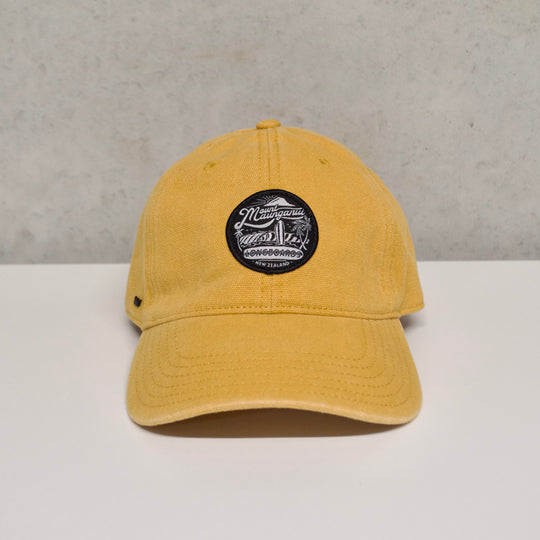 Retro Badge Cap - Mustard Canvas