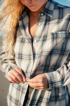 Atmosea Flannel Shirt - Blue - Mount Longboards