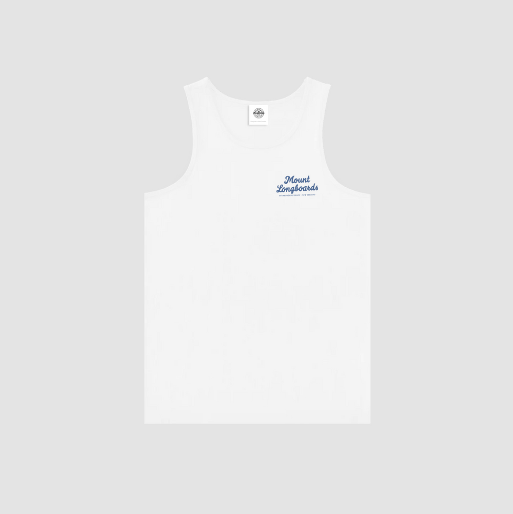 Longboards Store Singlet - White