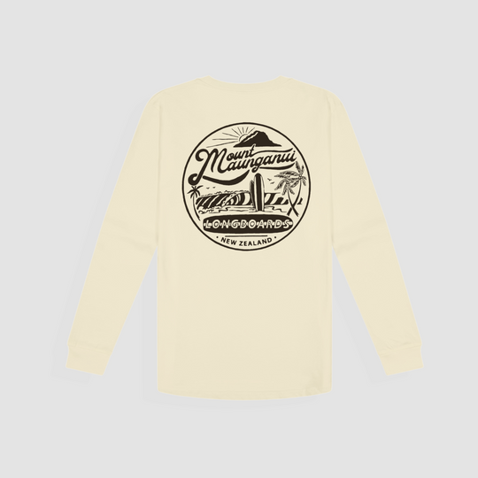 Mount Retro - L/S Heritage Ecru