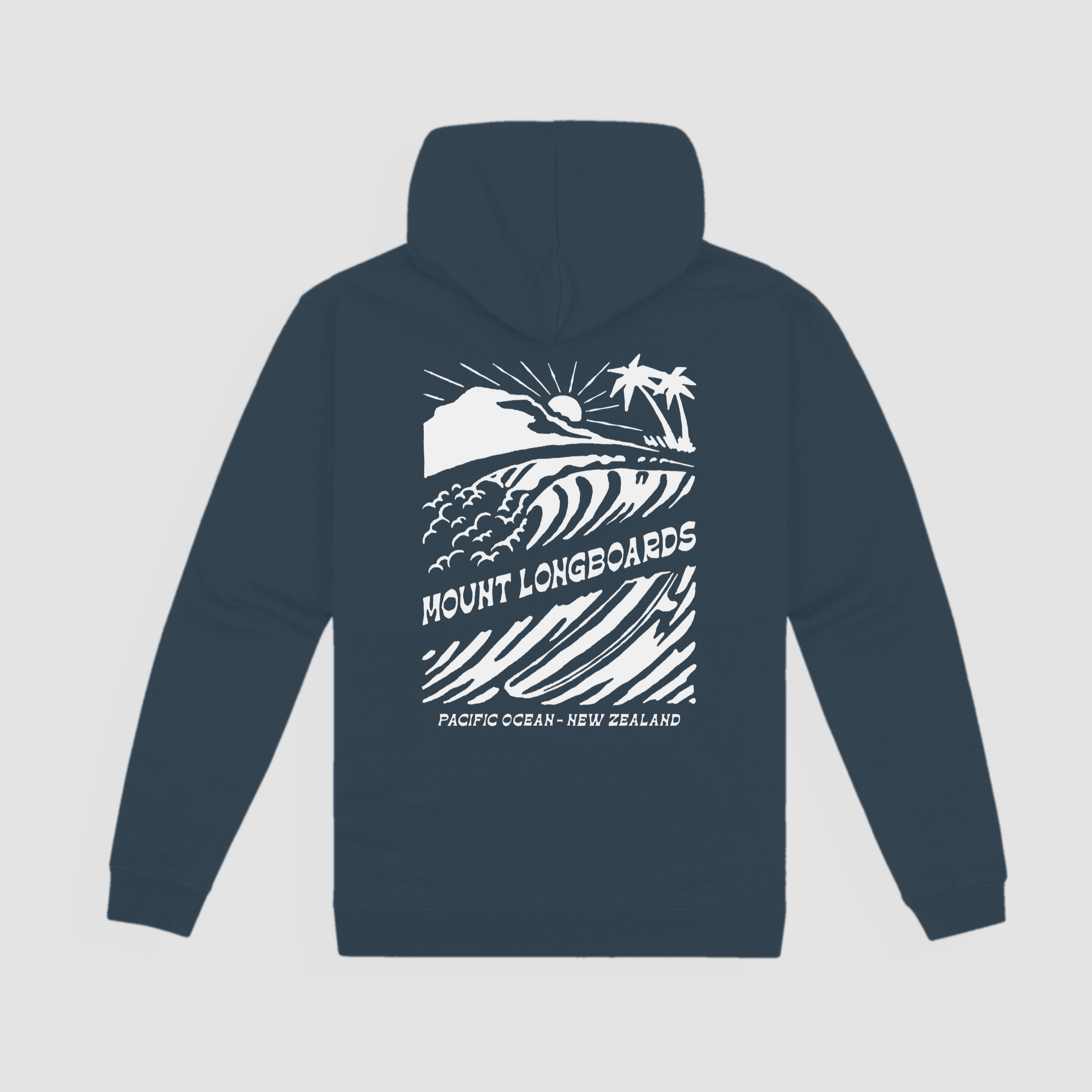 Dawn Patrol Hoodie - Denim - Mount Longboards