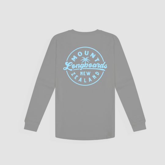 Mount Longboards L/S - Grey - Mount Longboards