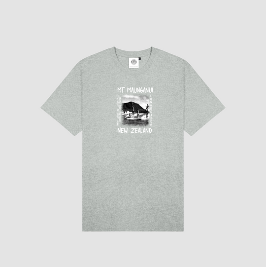 Mounties Tee - Grey Marle