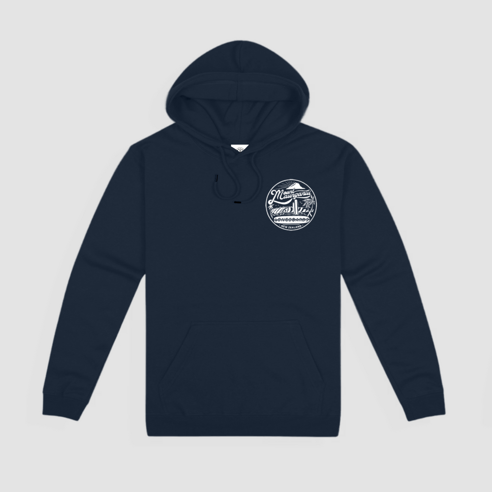 Kids Navy Surf Hoodie - Mount Longboards