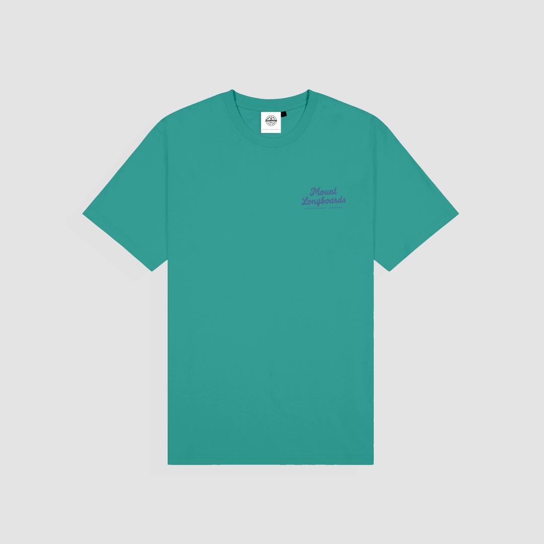 Longboards Store Tee - Sea Foam - Mount Longboards