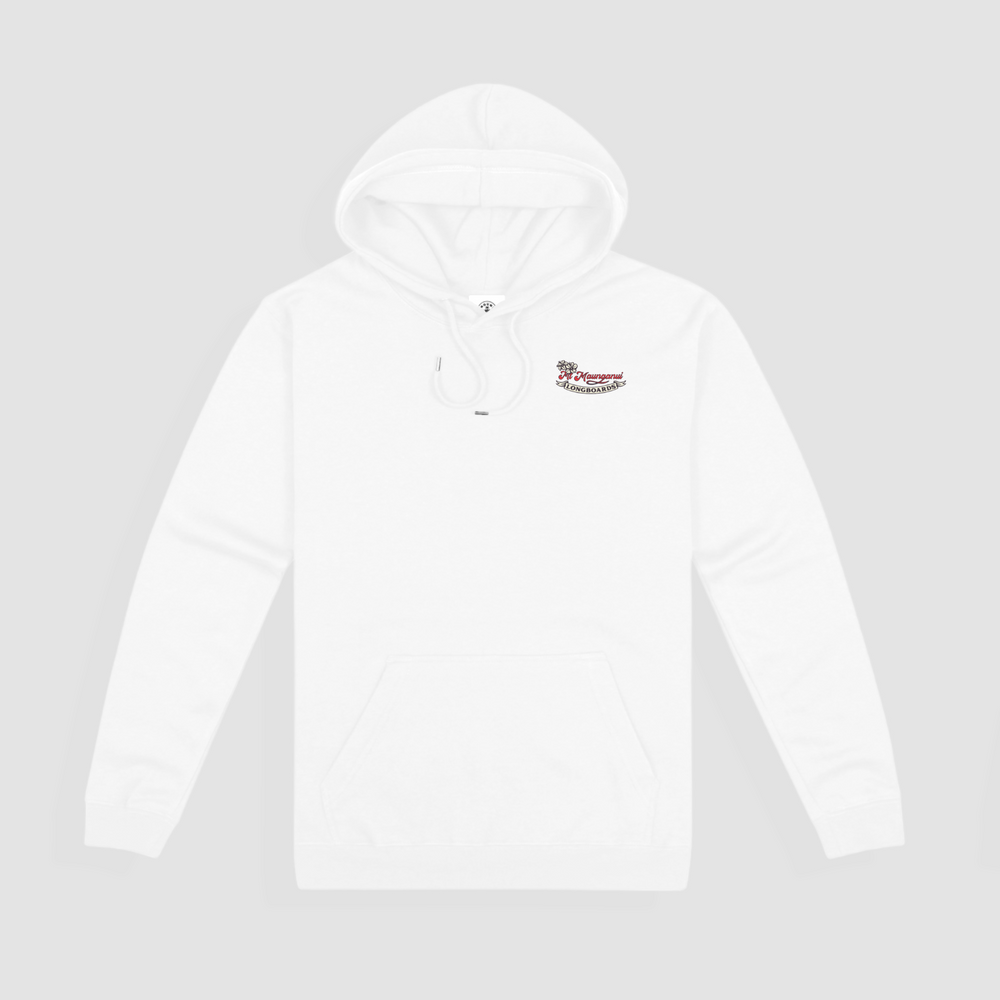 Mt Maunganui Surf Hoodie - White