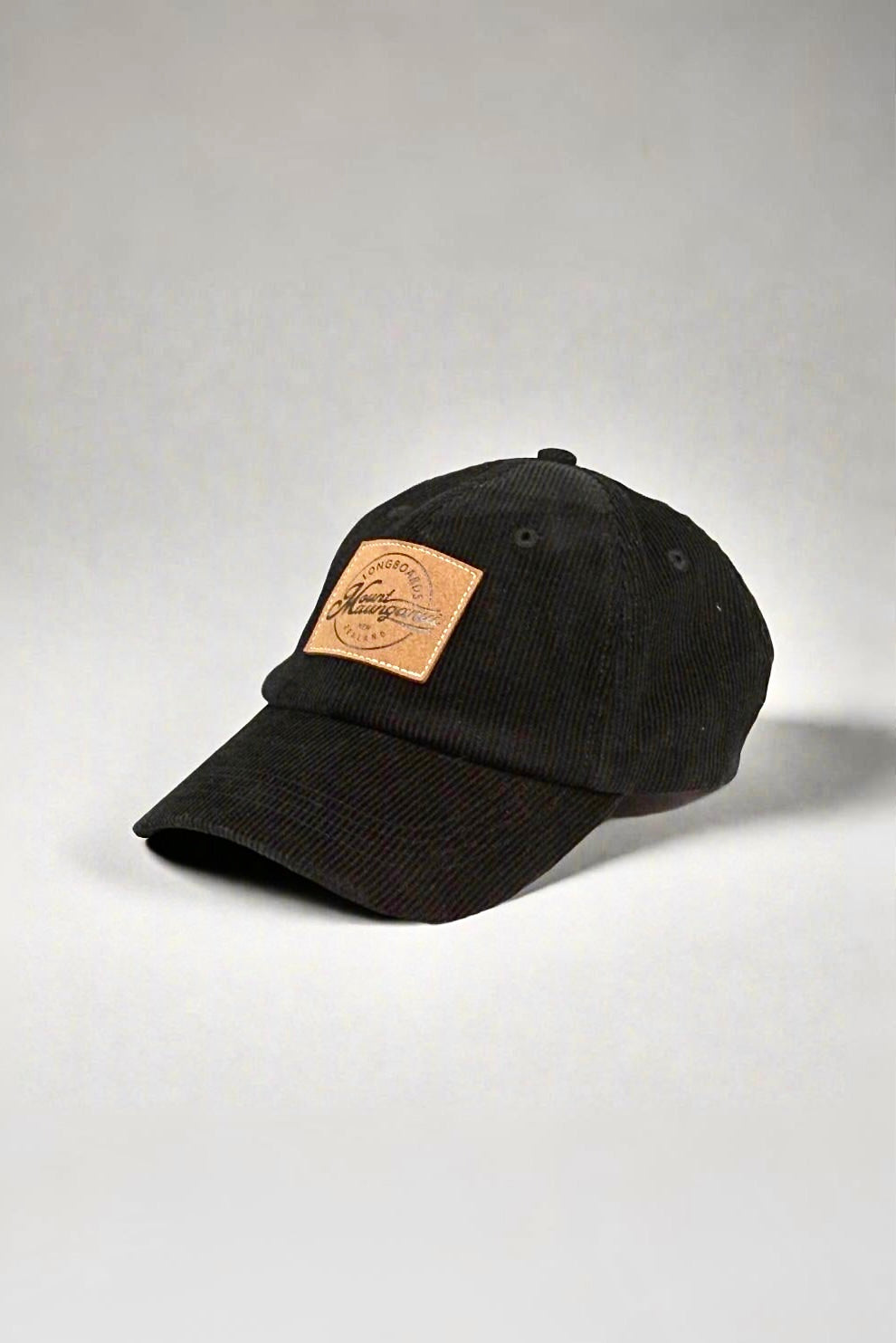 Corduroy Cap - Black - Mount Longboards