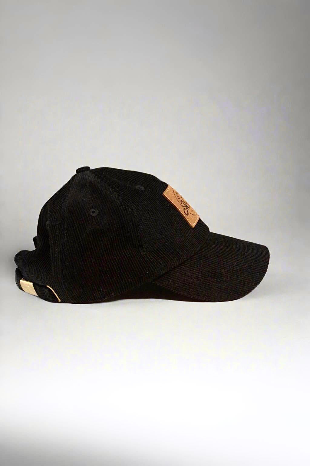 Corduroy Cap - Black - Mount Longboards
