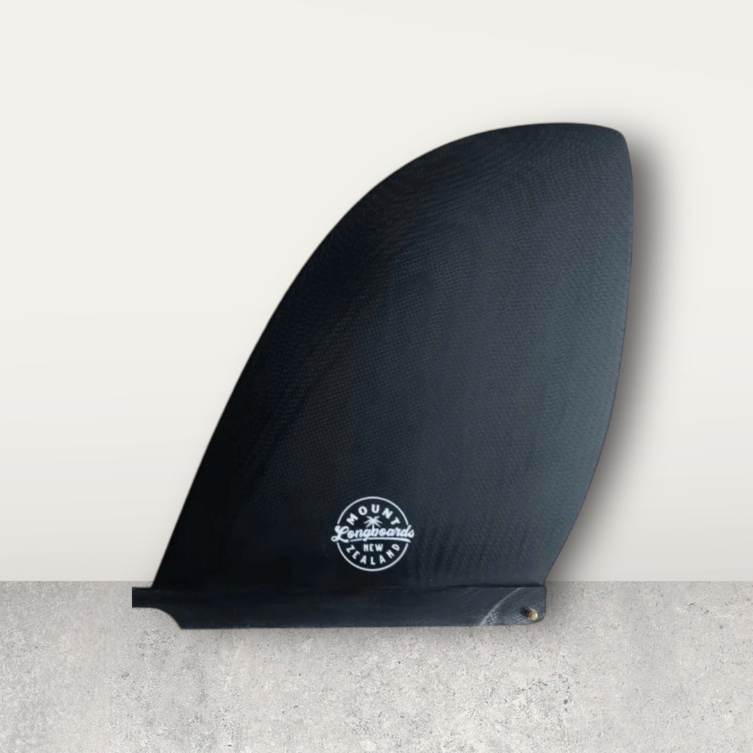 1965 Big Fat D Fin - Kona Black - Mount Longboards