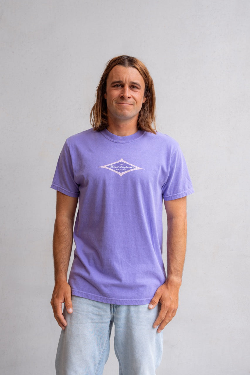 Vintage 80s Surf Diamond - Mauve