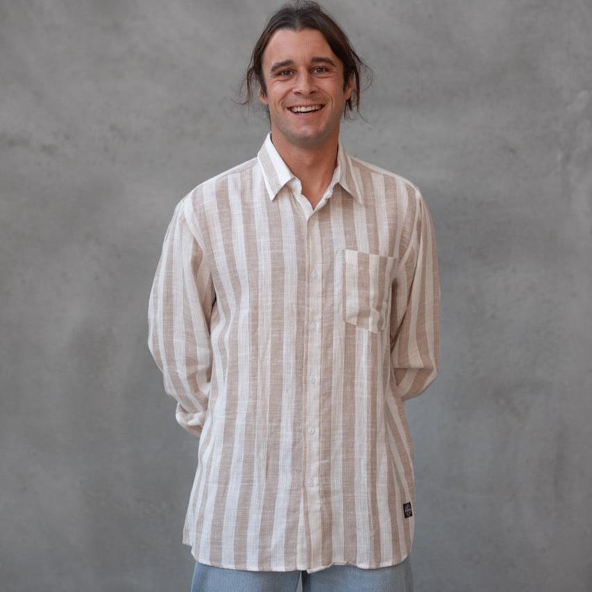 Men’s Linen Shirt - Mount Longboards