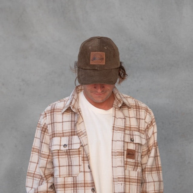 Corduroy Cap - Khaki - Mount Longboards