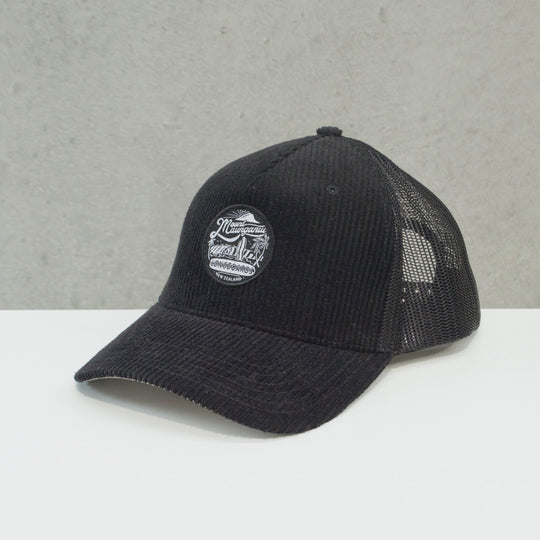 Longboards Cord Badge Cap - Black