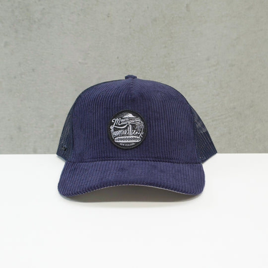 Longboards Cord Badge Cap - Navy