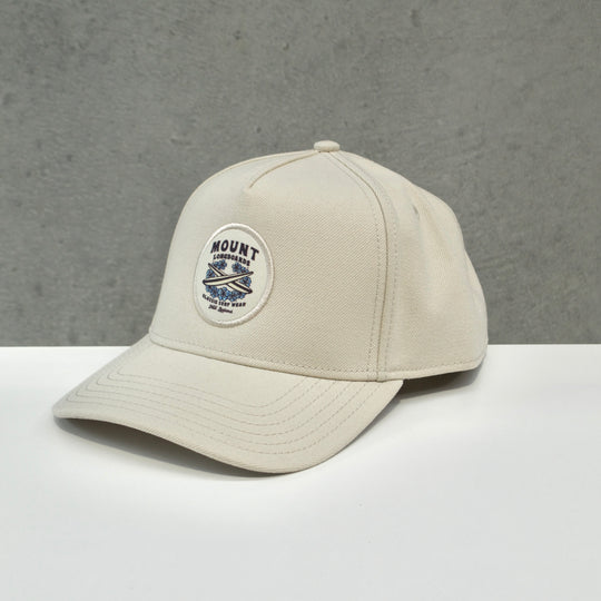 Hibiscus Badge Cap - Sand